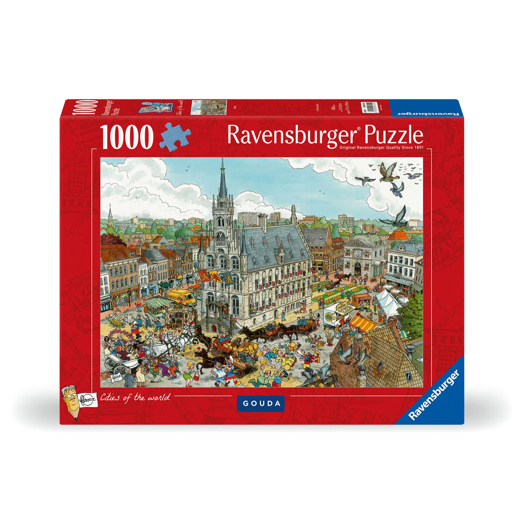 Ravensburger Ravensburger puzzel fleroux gouda 1000 stukjes