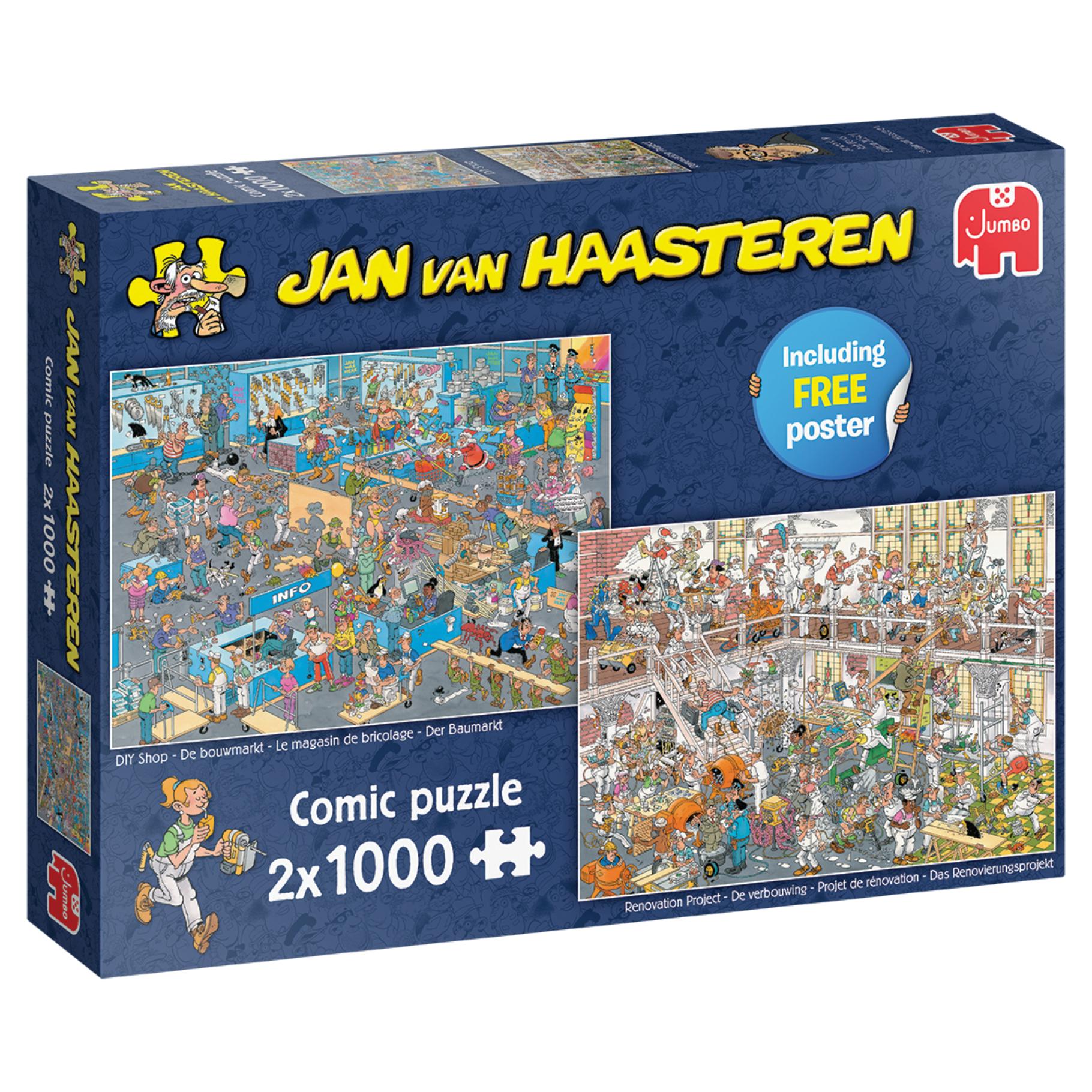 Top1Toys JvH De Verbouwing en doe het zelf winkel 2 x 1000 stukjes