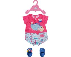 Top1Toys BABY born Bath Pyjamas with Shoes 43cm
