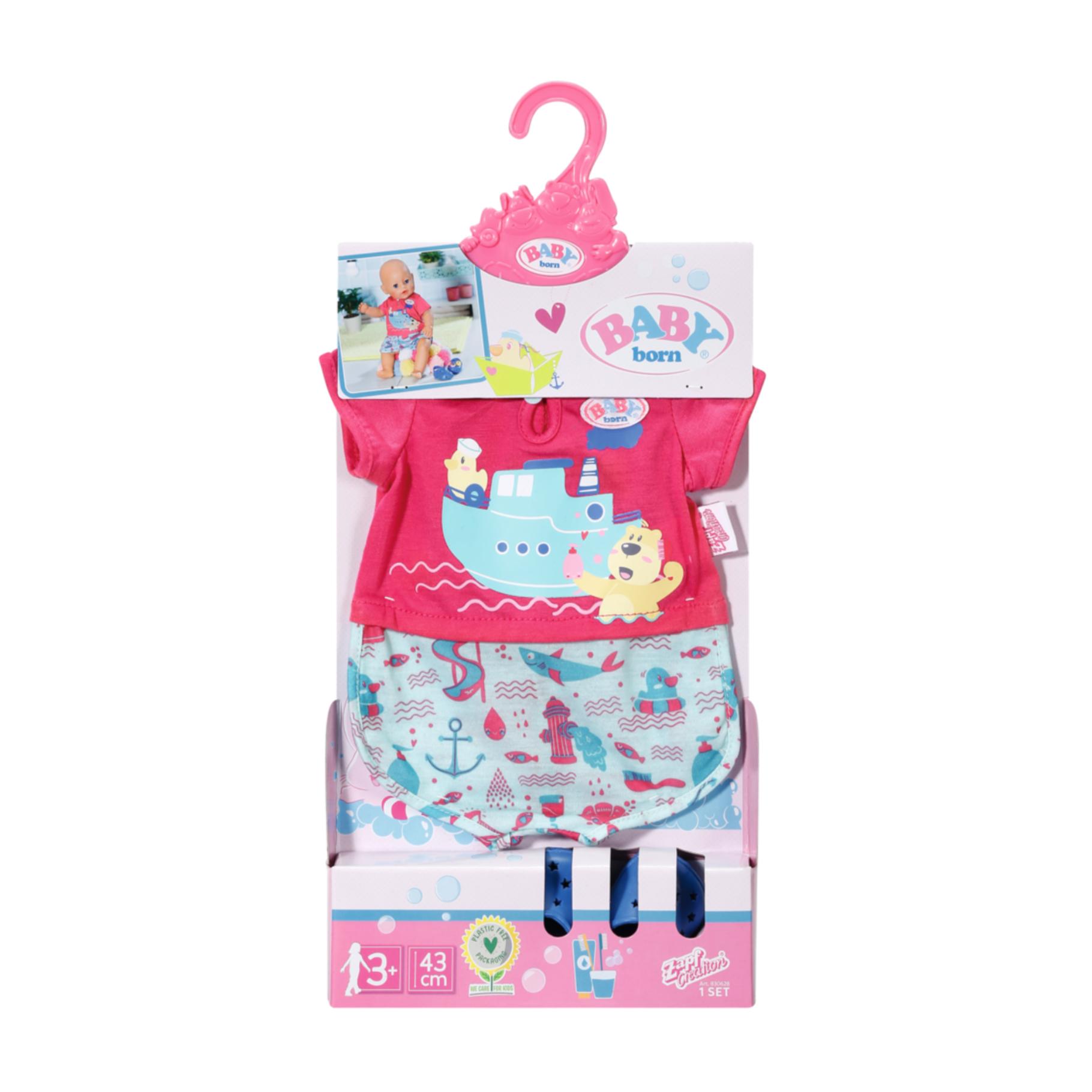 Top1Toys Top1Toys BABY born Bath Pyjamas with Shoes 43cm