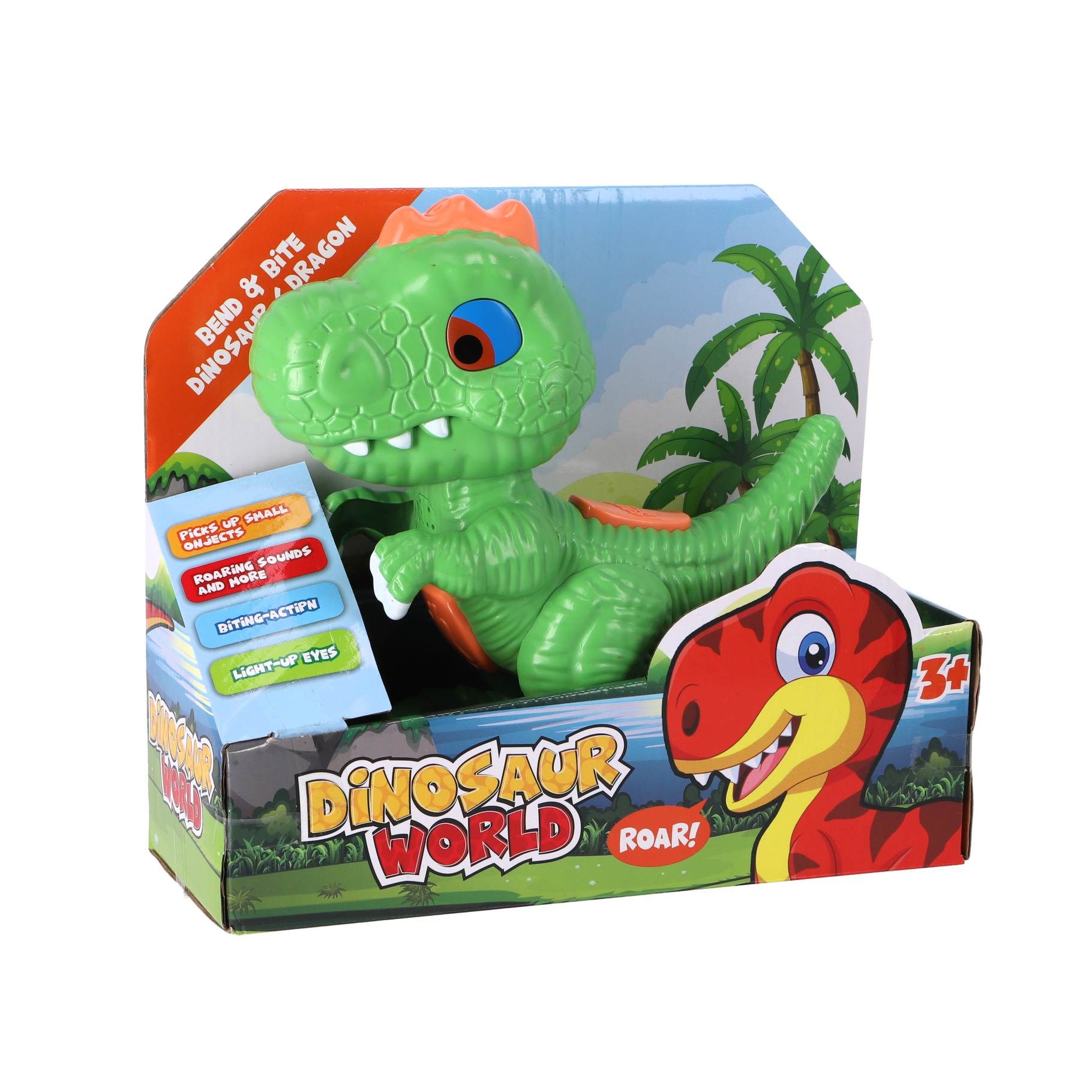 Top1Toys Dino met licht en geluid en talk back functie