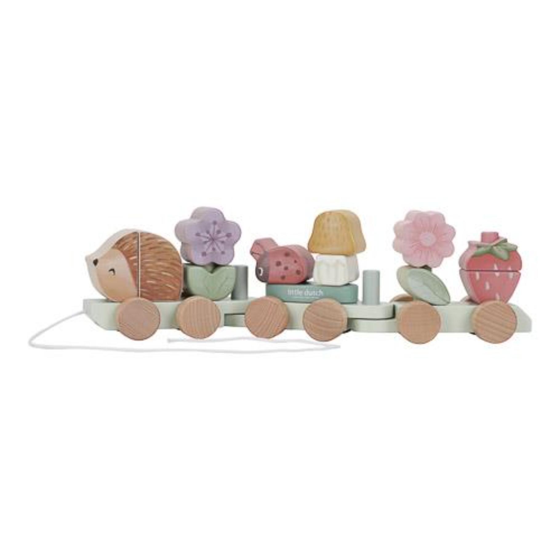 Top1Toys Blokkentrein Egel Fairy Garden