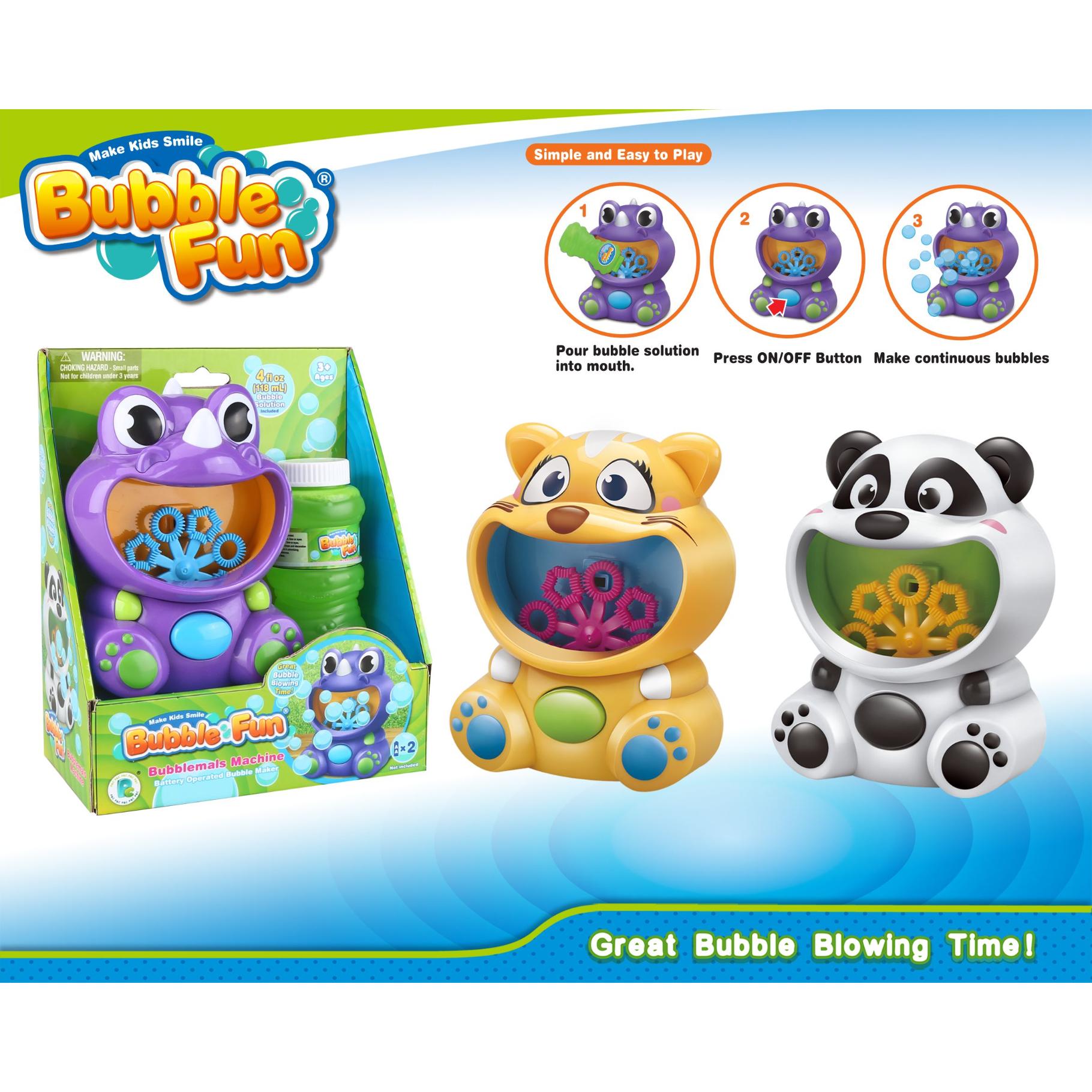 Top1Toys Bellenblaasmachine dier electronisch 3 assorti