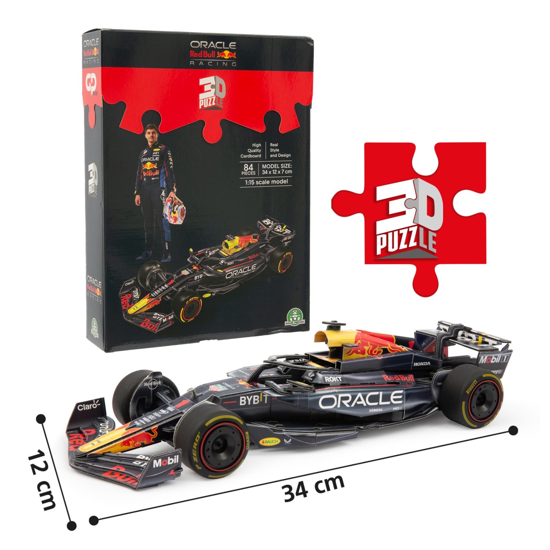 Red Bull Puzzel 3D Formule 1 Red Bull Max Verstappen 34 Cm