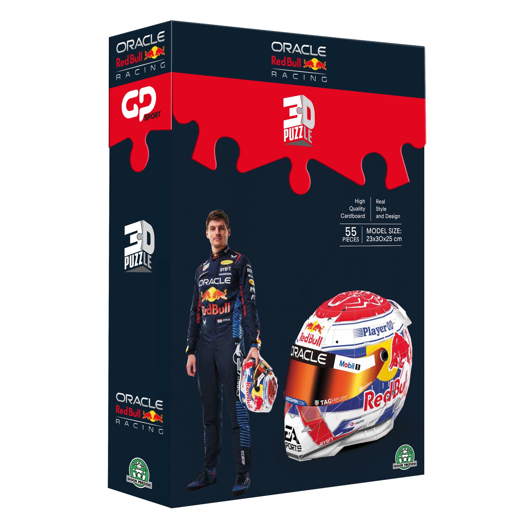 Max Verstappen 3D Puzzel: Formule-1 helm Max Verstappen cm