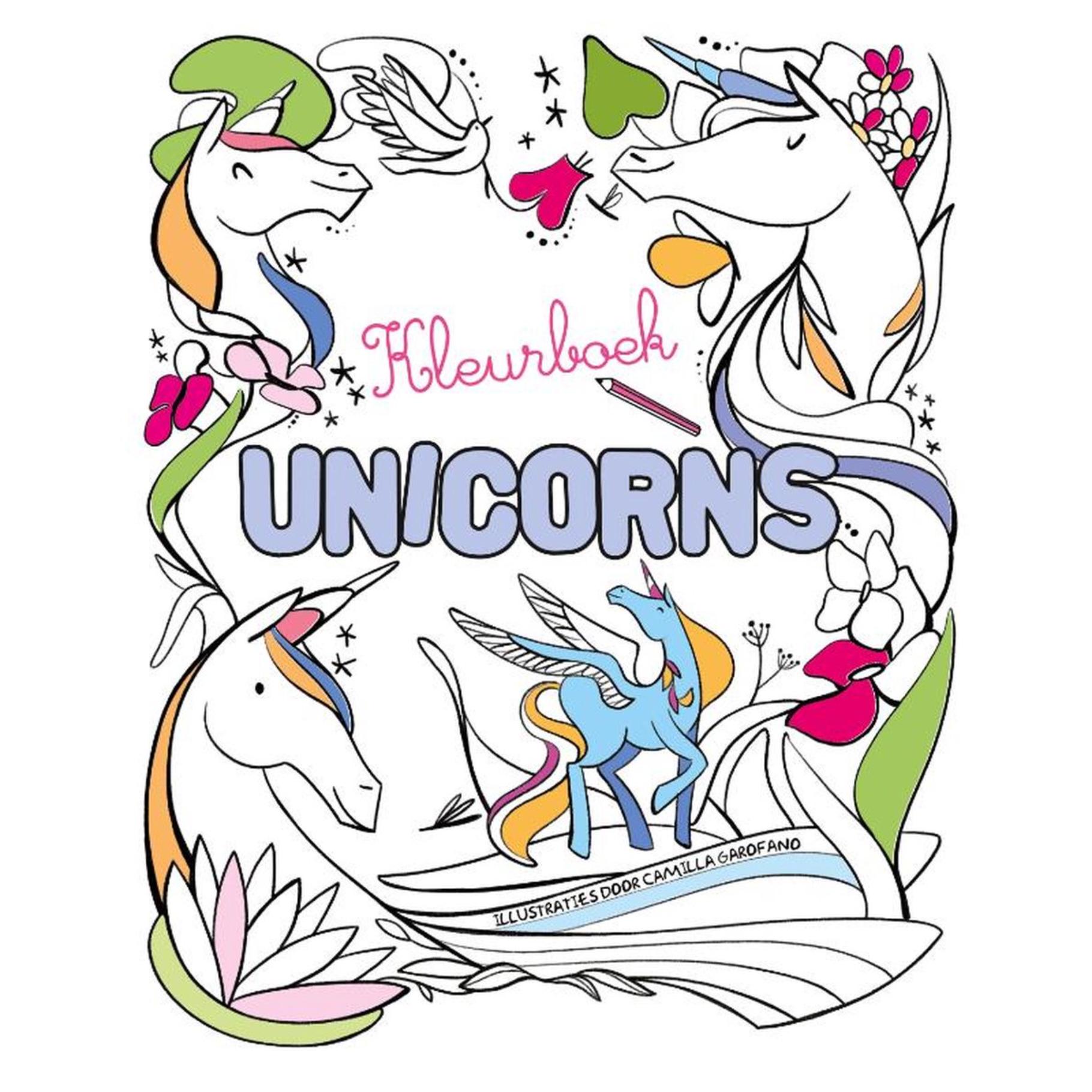Top1Toys Boek Kleurenboek Unicorns