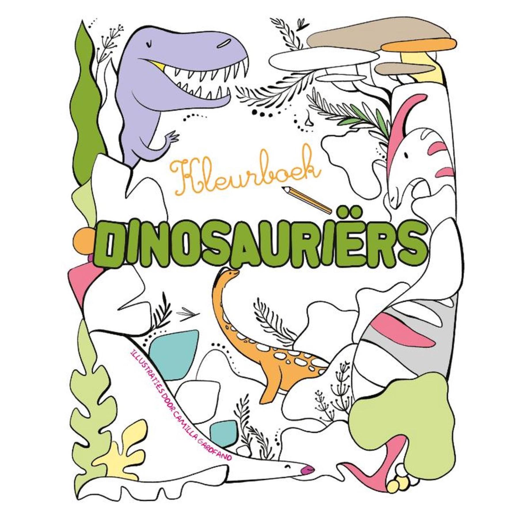 Top1Toys Boek Kleurenboek Dinosaurs