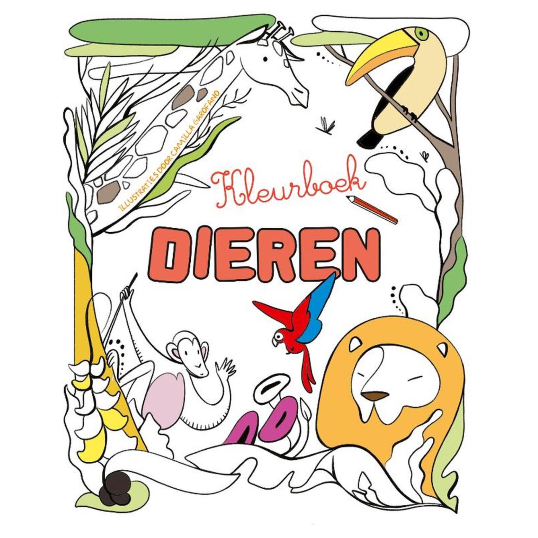 Top1Toys Boek Kleurenboek Dieren