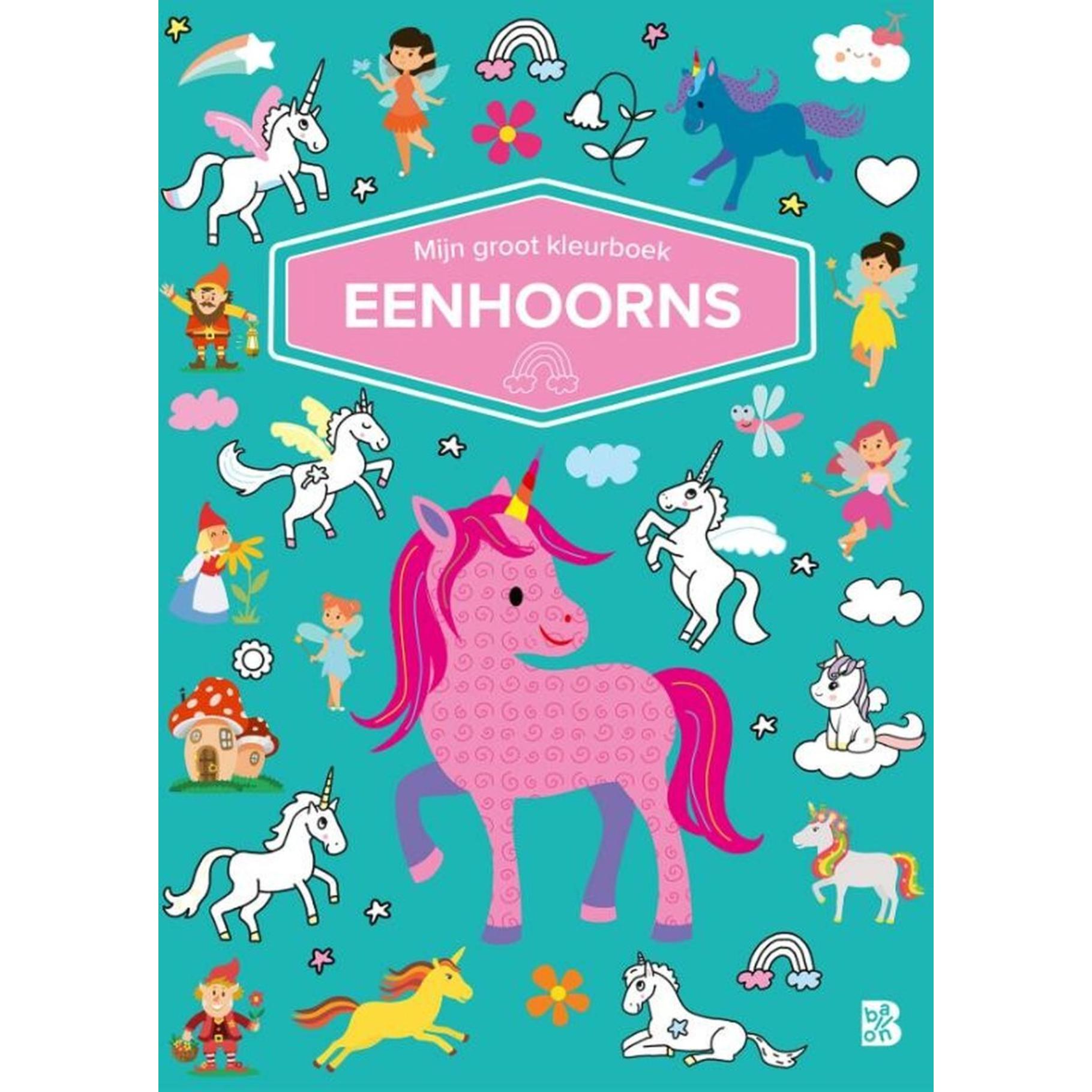 Top1Toys Boek Groot Kleurboek Eenhoorns