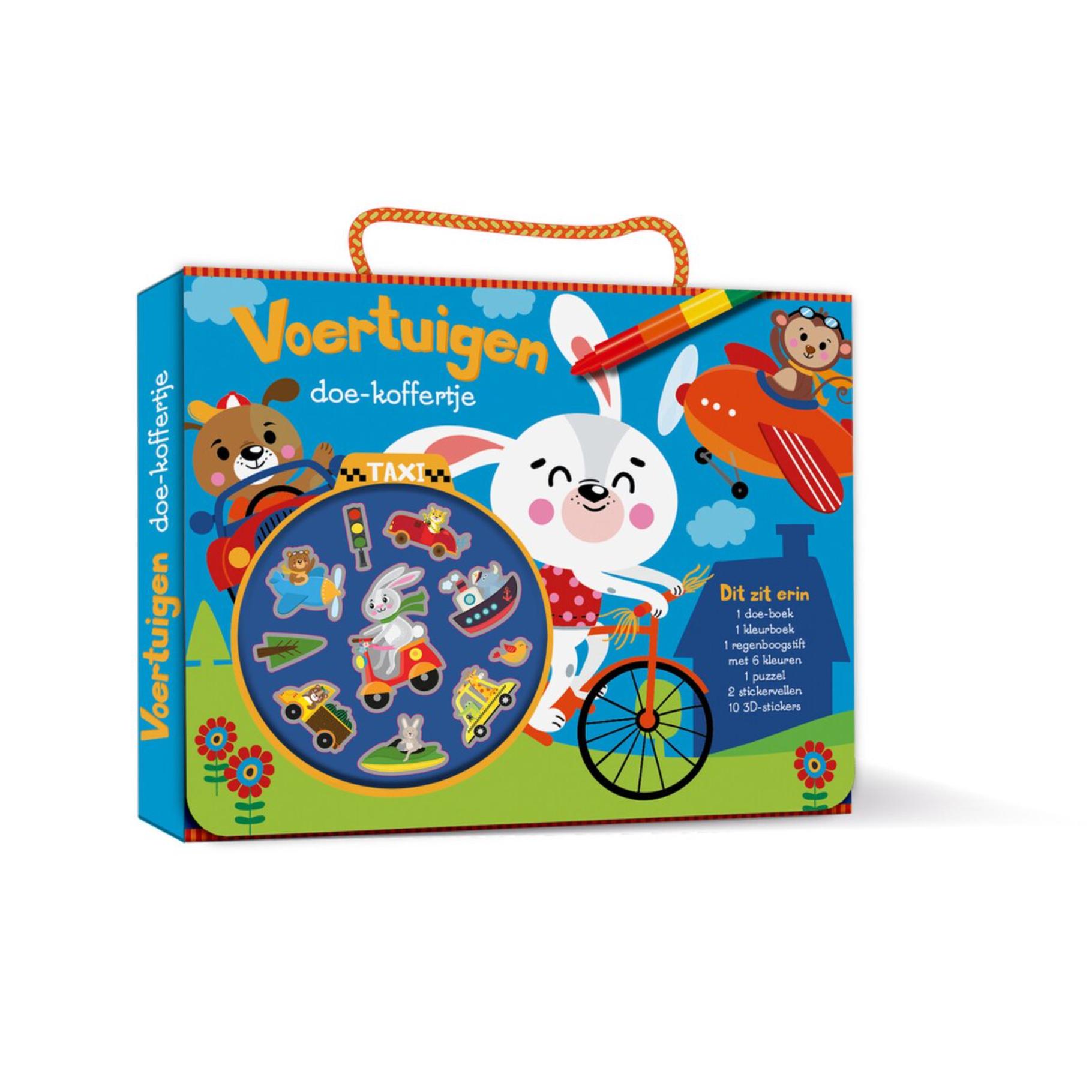 Top1Toys Doe-Koffertje Voertuigen