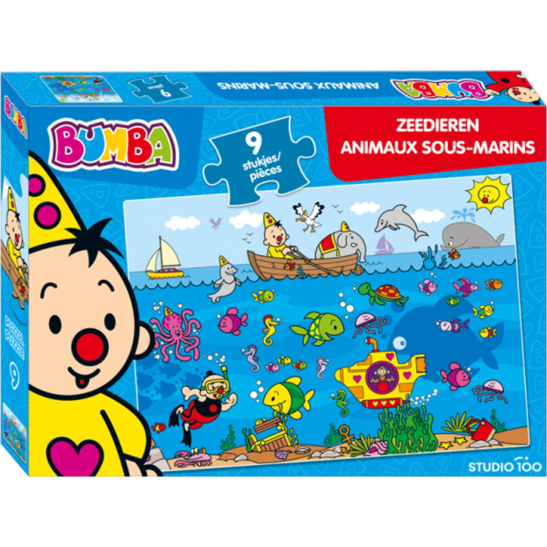 Top1Toys Bumba Puzzel 9st Zeedieren