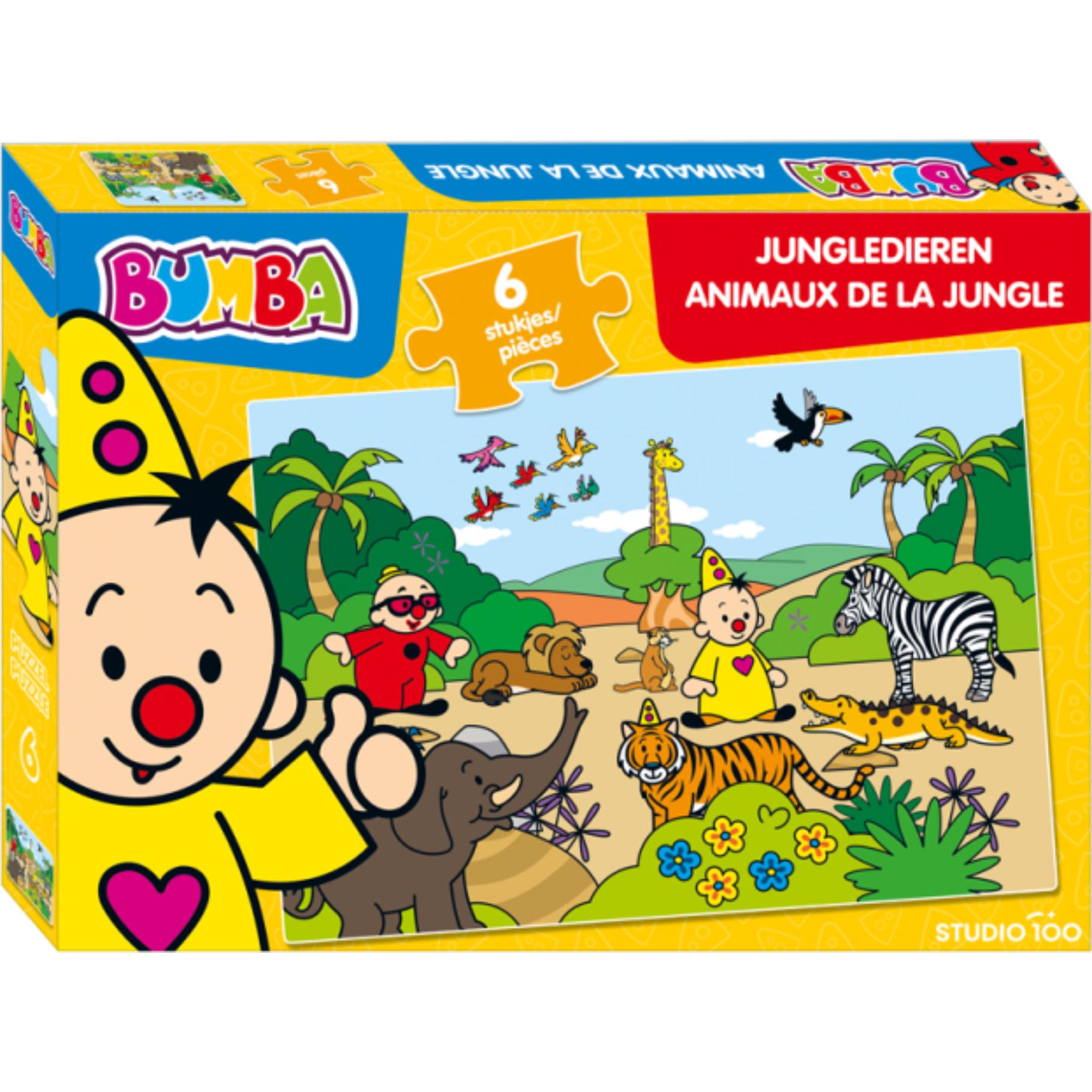Top1Toys Bumba Puzzel 6st Jungledieren