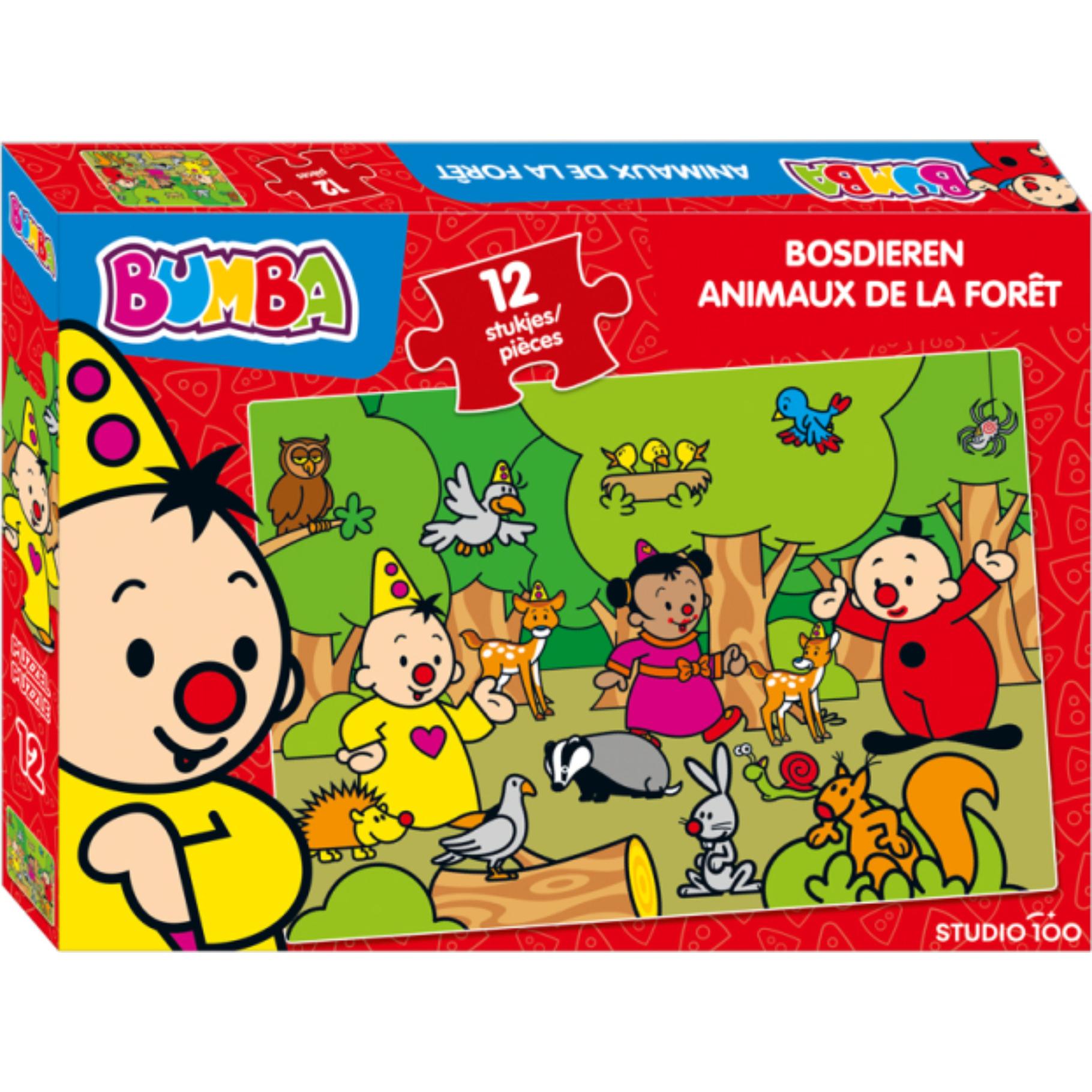Top1Toys Bumba Puzzel 12st Bosdieren