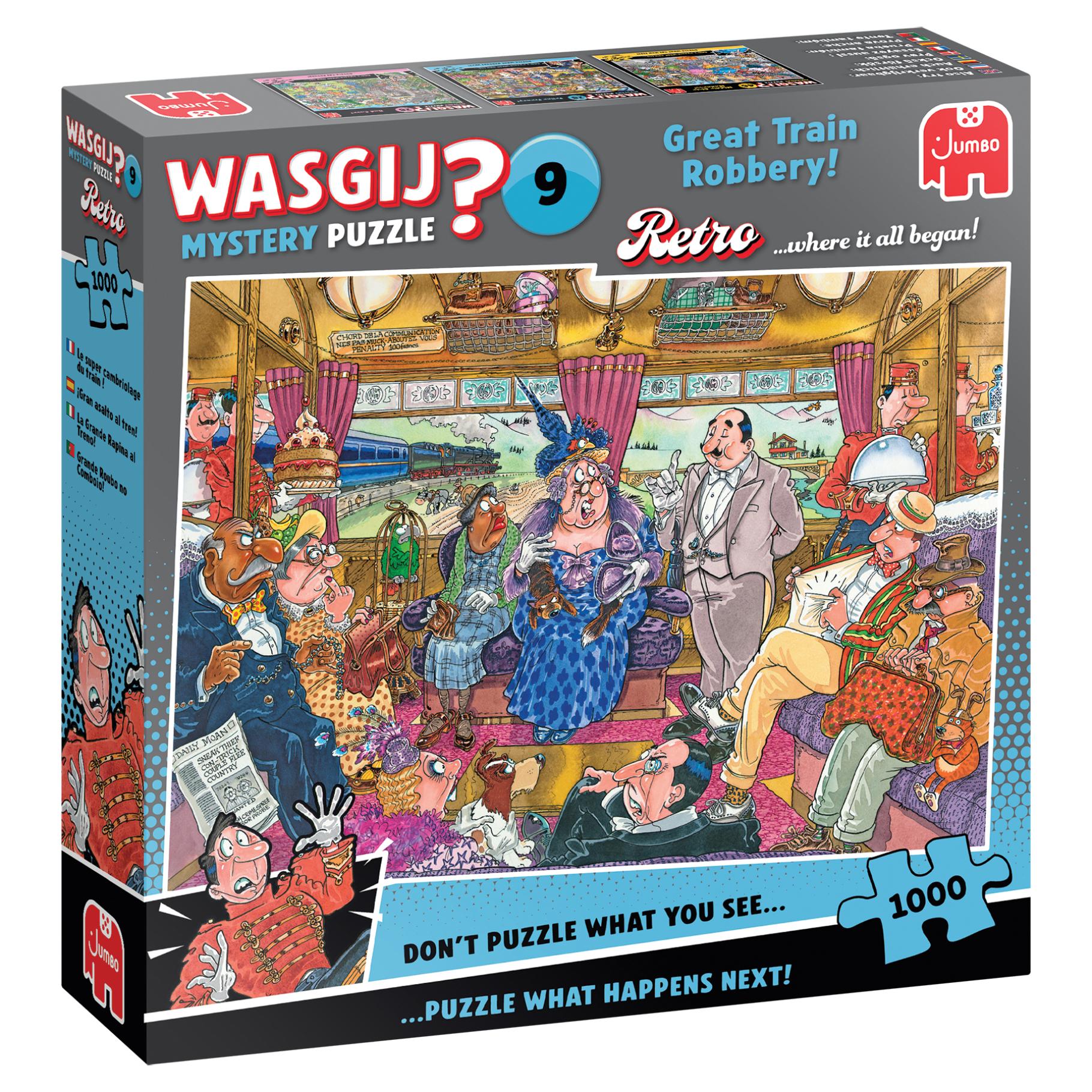 Wasgij Wasgij puzzel retro De Grote Treinroof 1000 stukjes