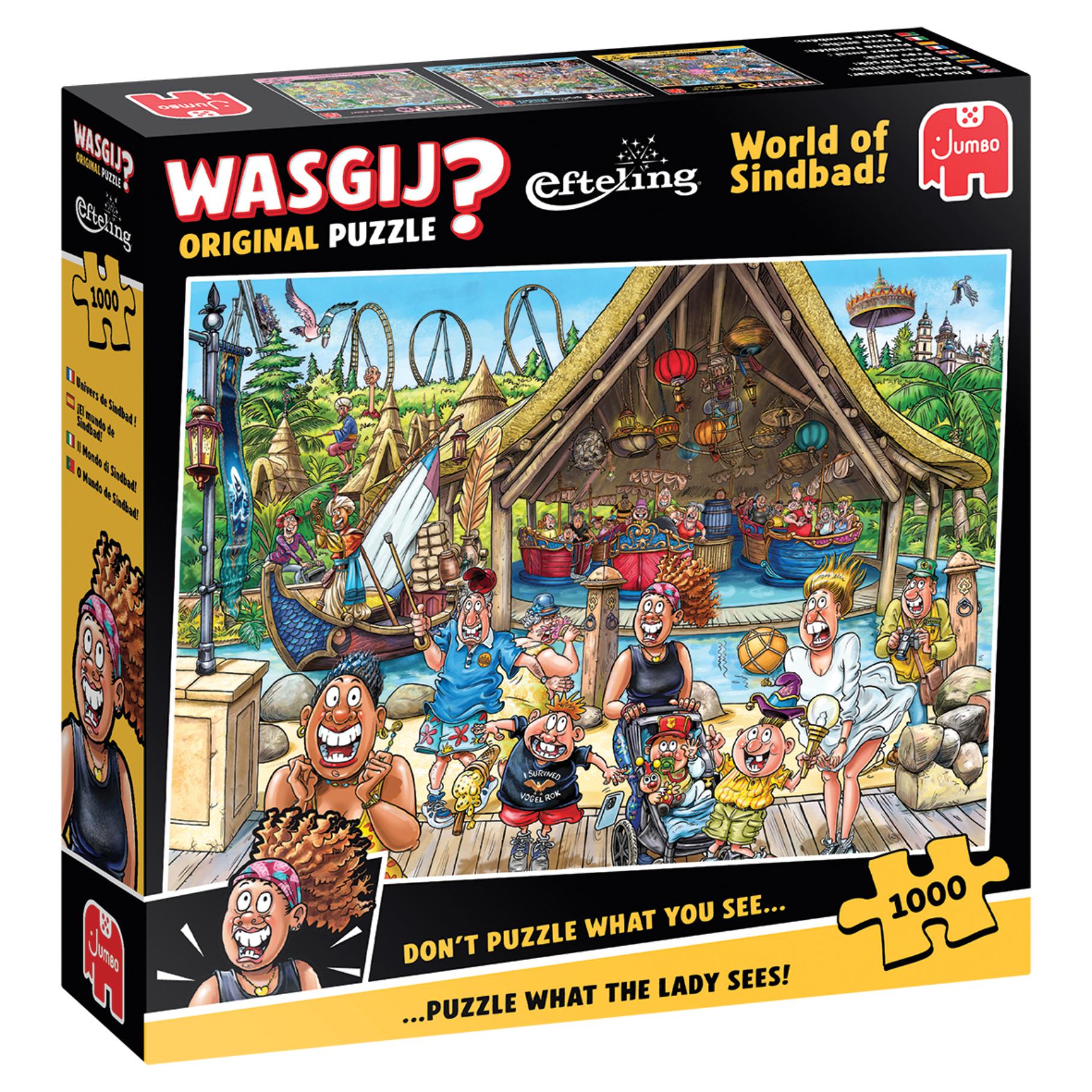 Wasgij Wasgij Original puzzel Efteling - Wereld van Sindband! 1000 stukjes