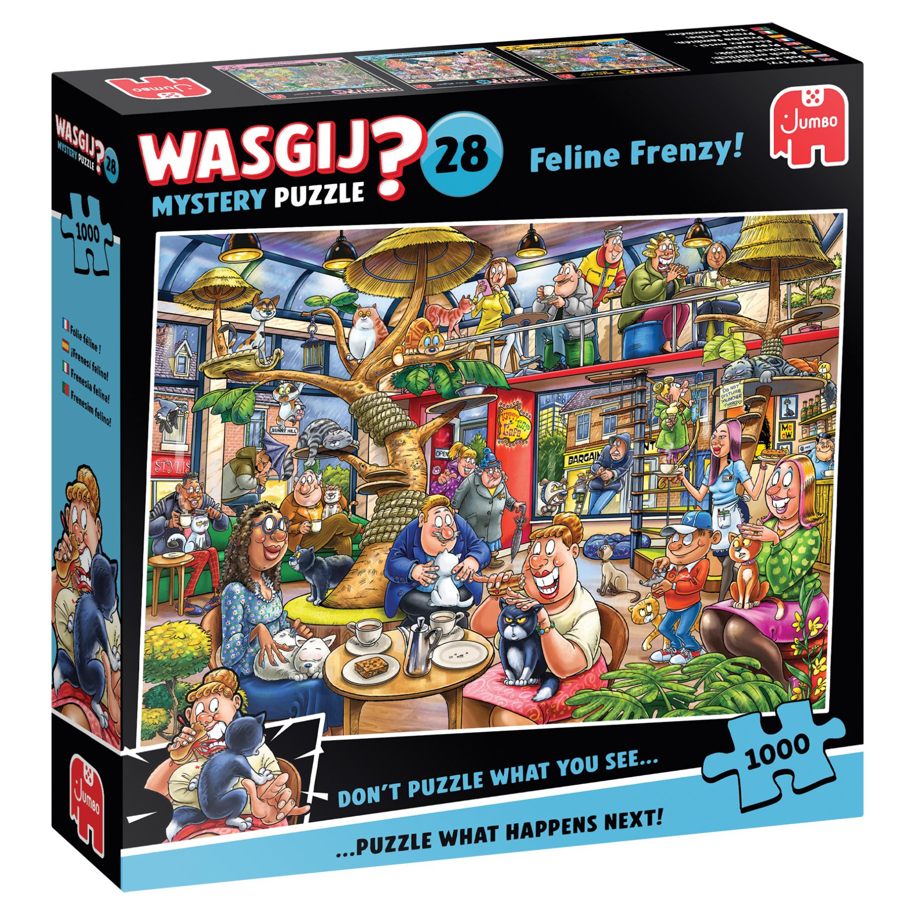 Wasgij Wasgij puzzel Mysterie kat en muis spel 1000 stukjes