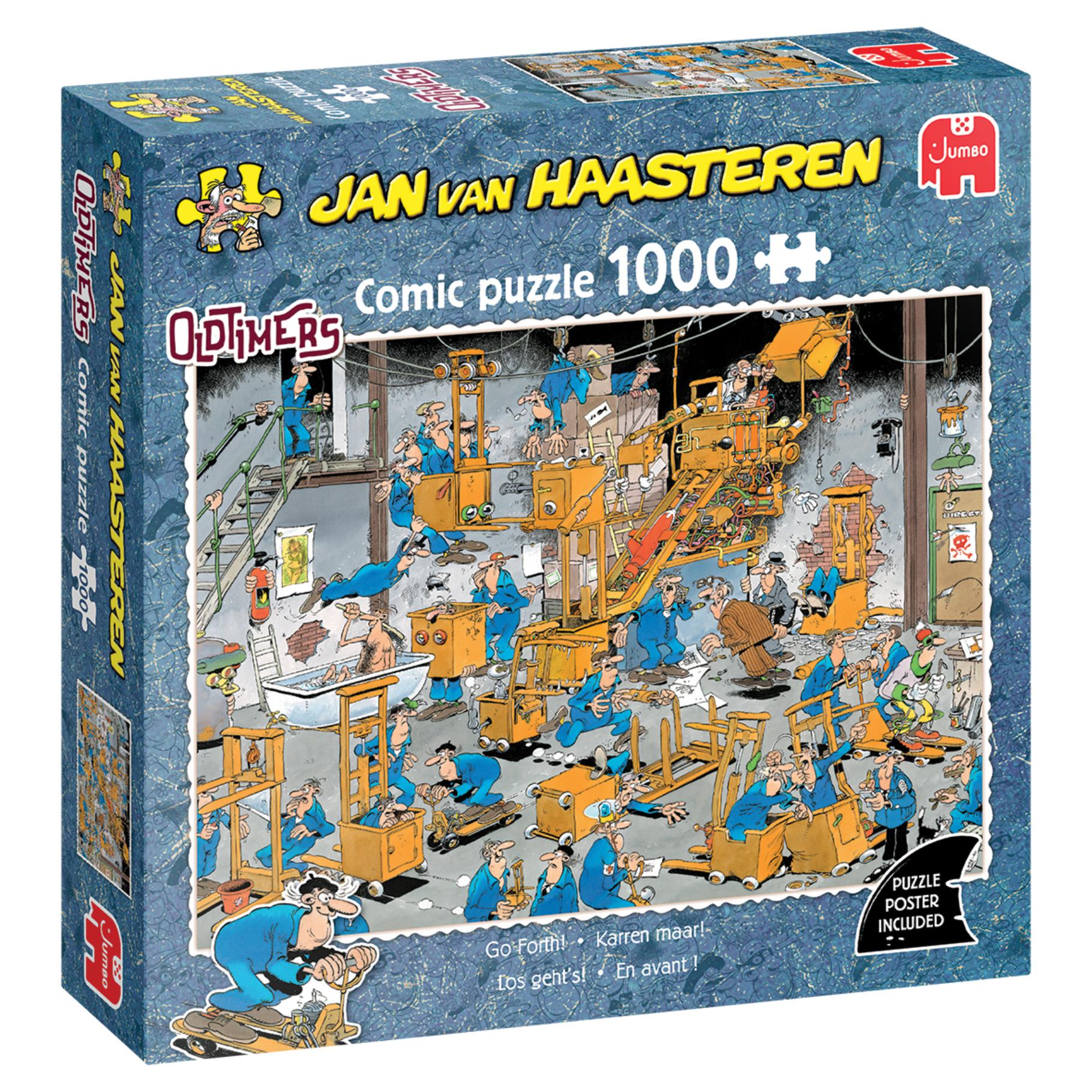 Top1Toys JvH puzzel Oldtimer karren maar 1000 stukjes