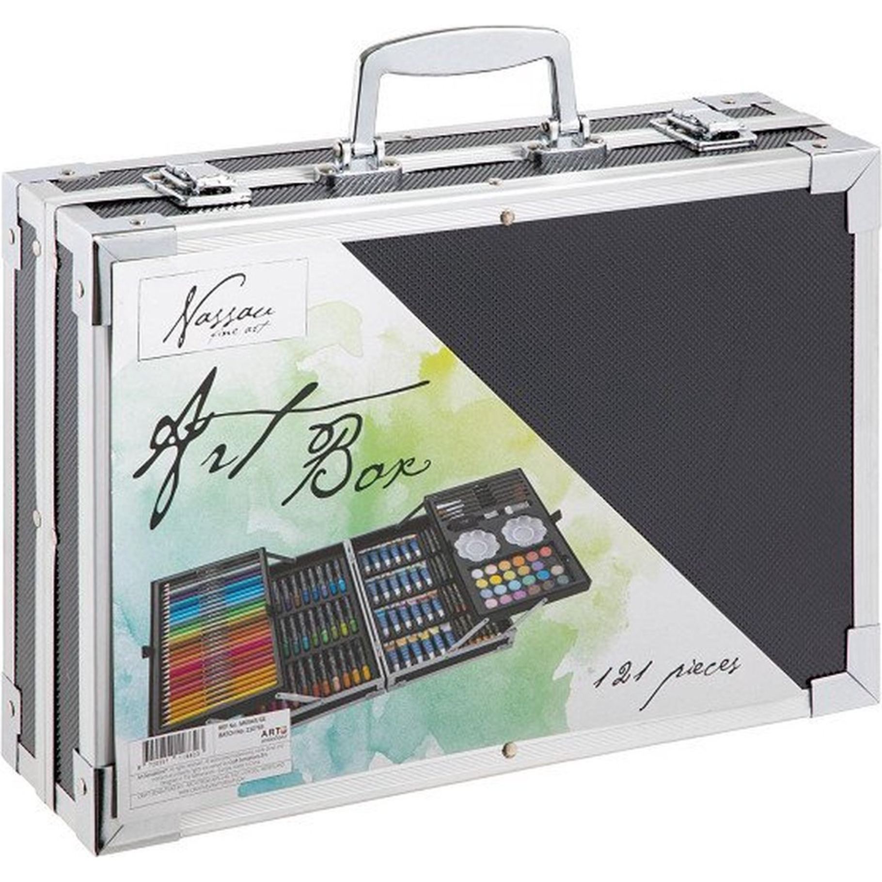 Top1Toys Schilder en Kleur Koffer Luxe 145 Delig