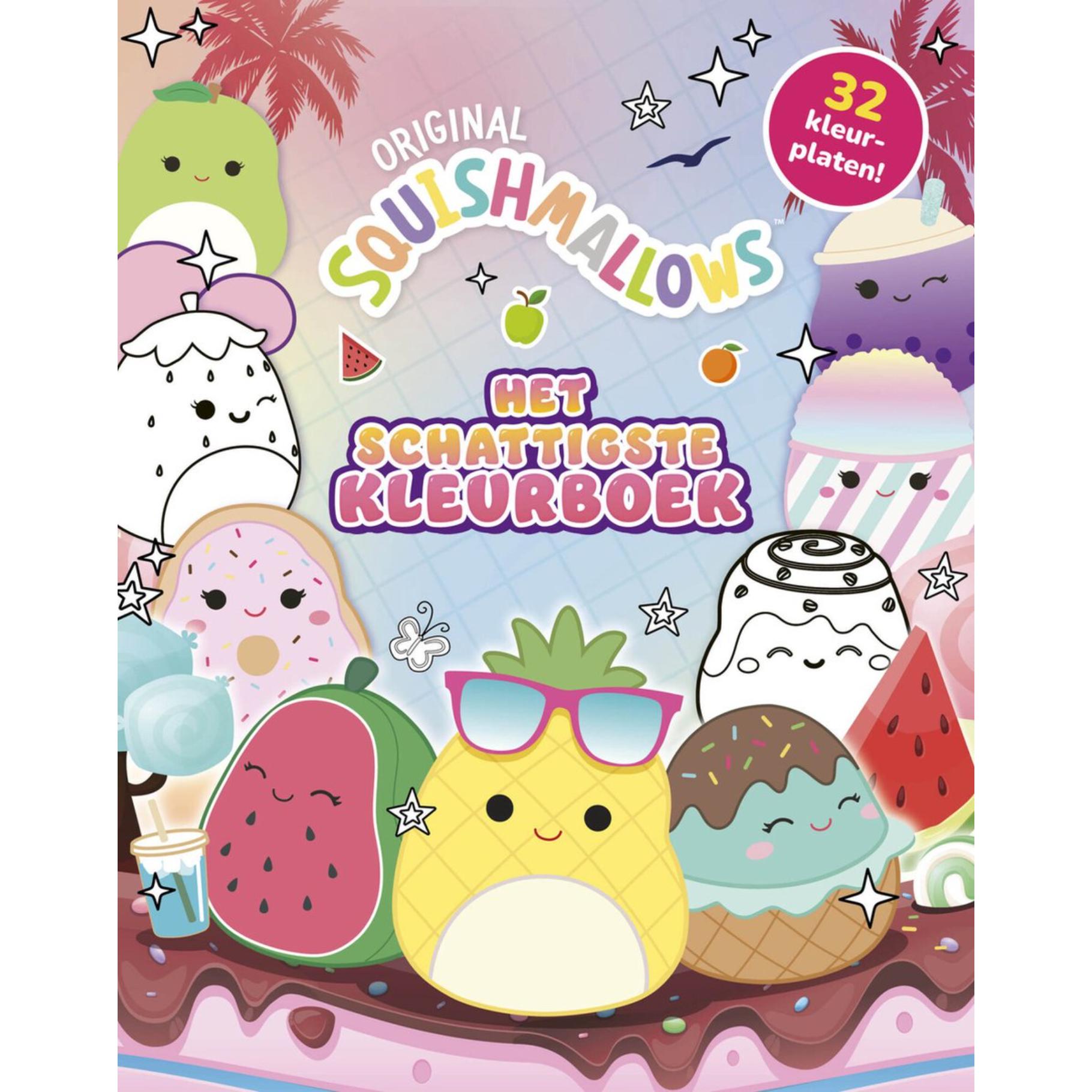 Het officiële Squishmallows kleurboek