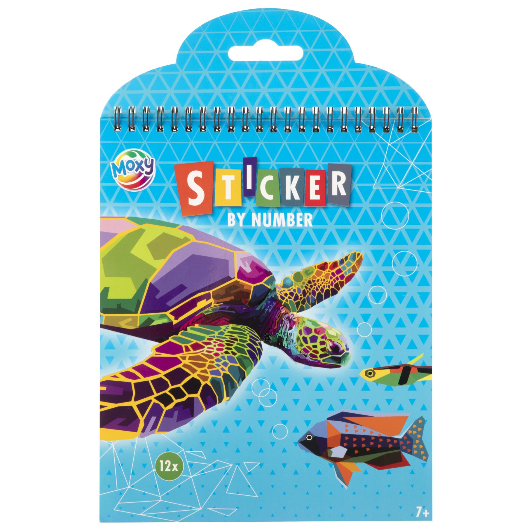 Top1Toys Sticker op Nummer Boek 12 Designs 2 Assorti 24x 20