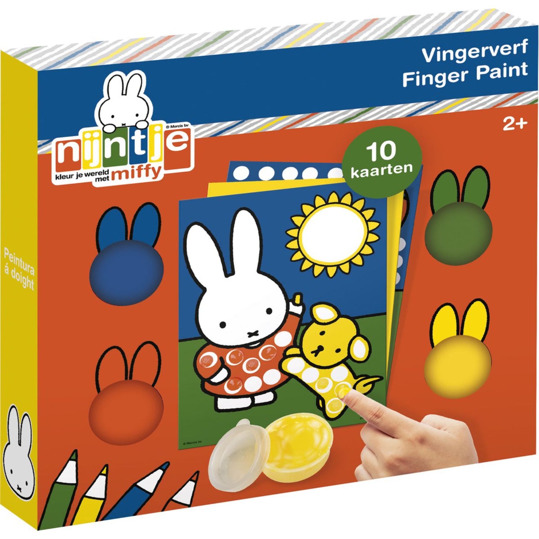 Nijntje Nijntje Creatief Met Vingerverf set 14 DLG.