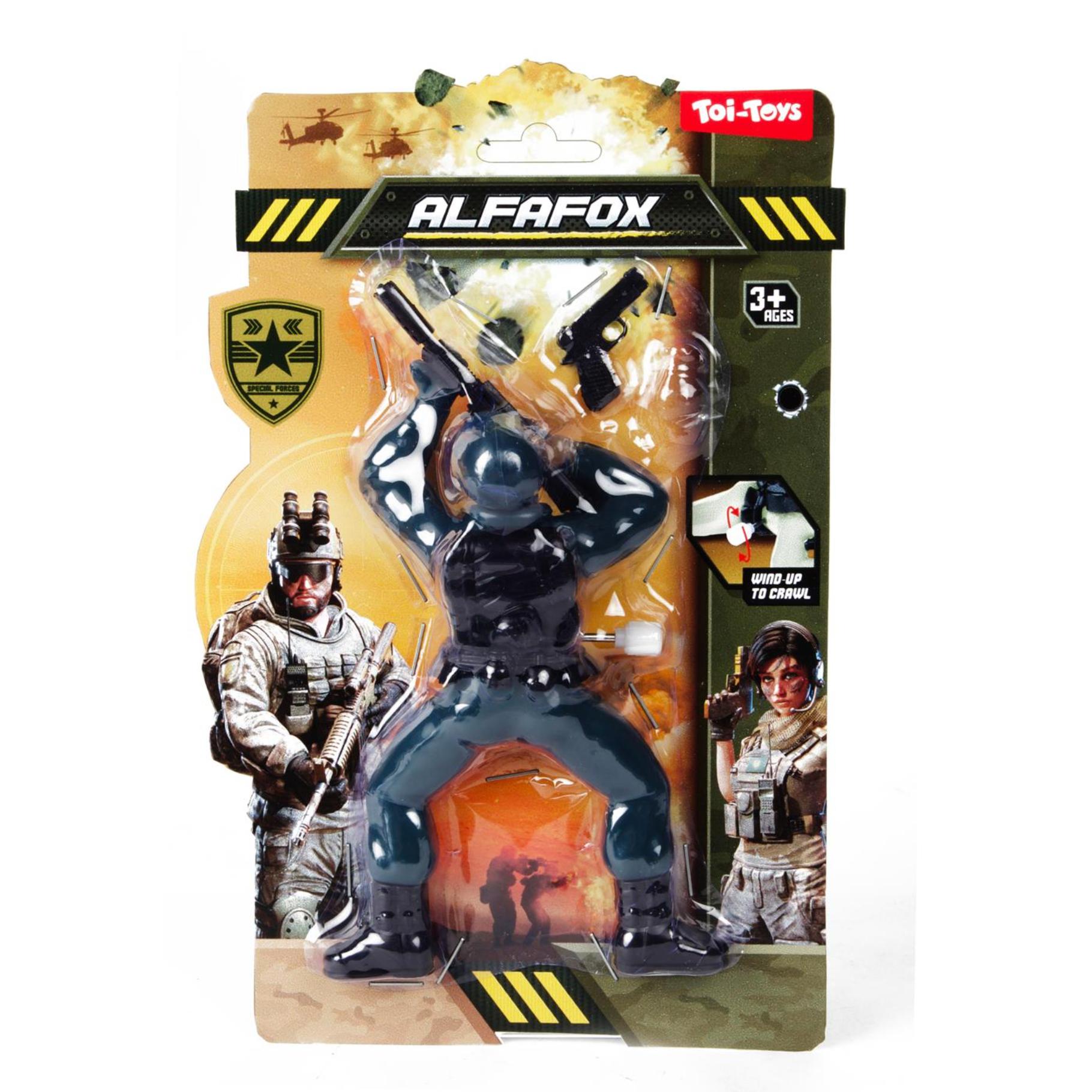 Top1Toys Militair Kruipend Opwindb. Sniper Met acc. 2 Asst.