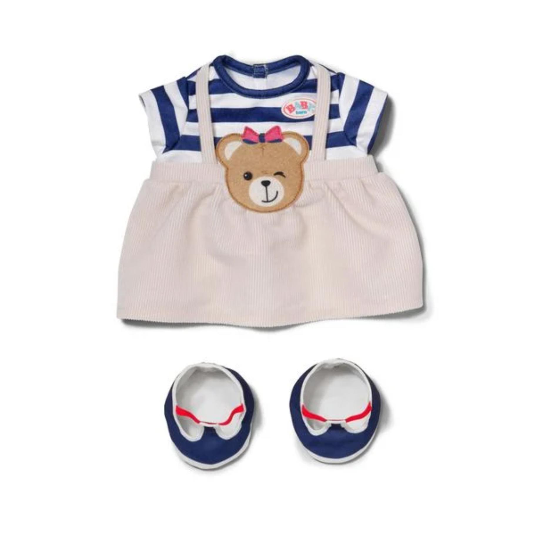 Top1Toys Baby born bear teddy outfit dress