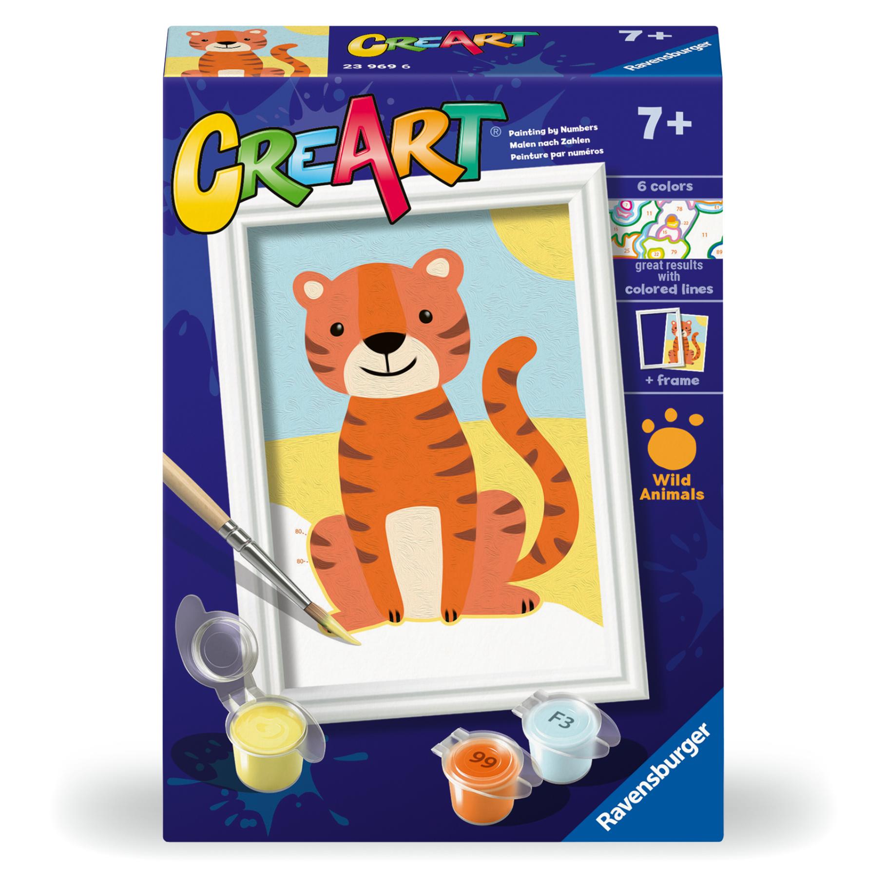 Ravensburger Ravensburger Creart wilde tijger schilderen op nummer