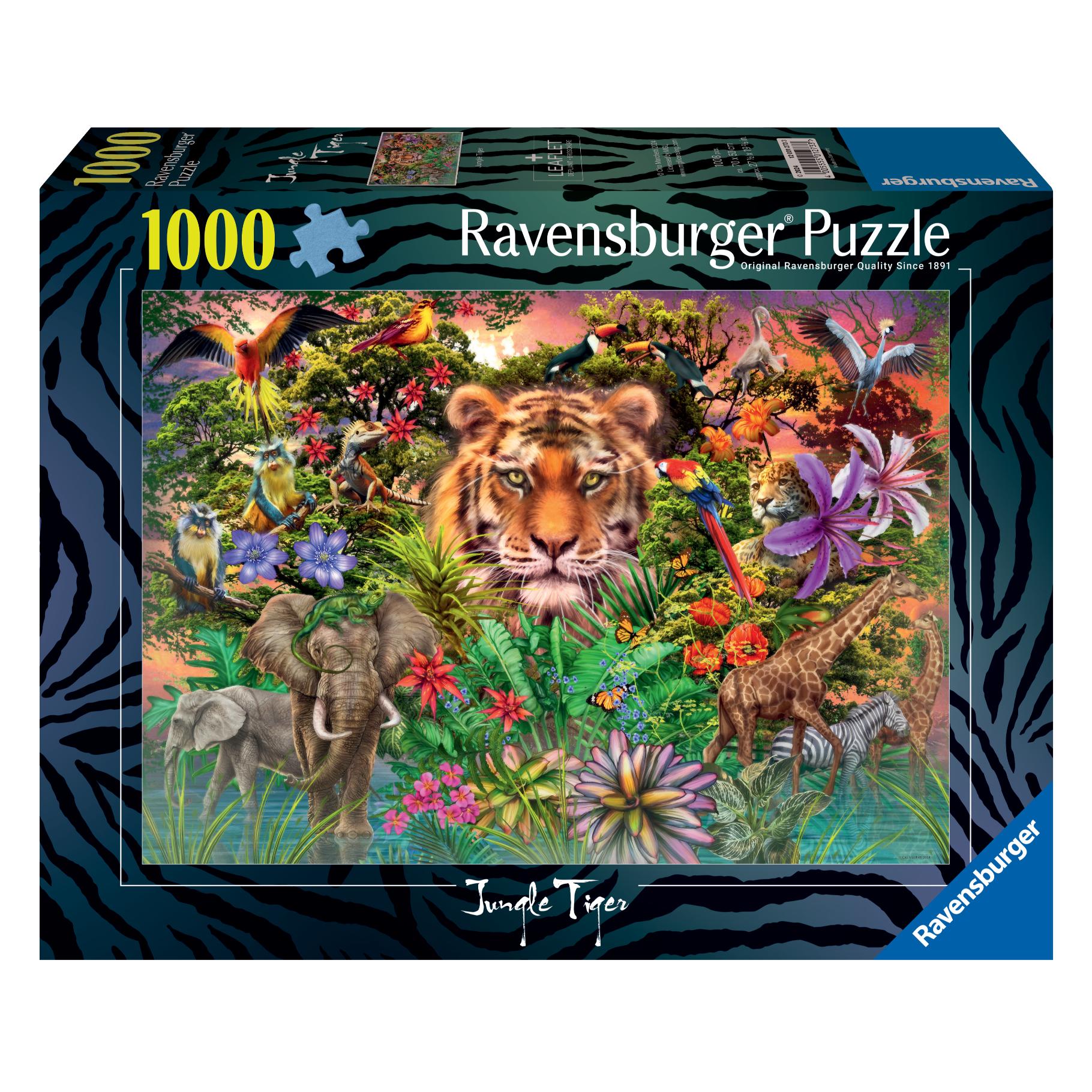 Ravensburger Ravensburger Puzzel Jungle Tiger 1000 Stukjes