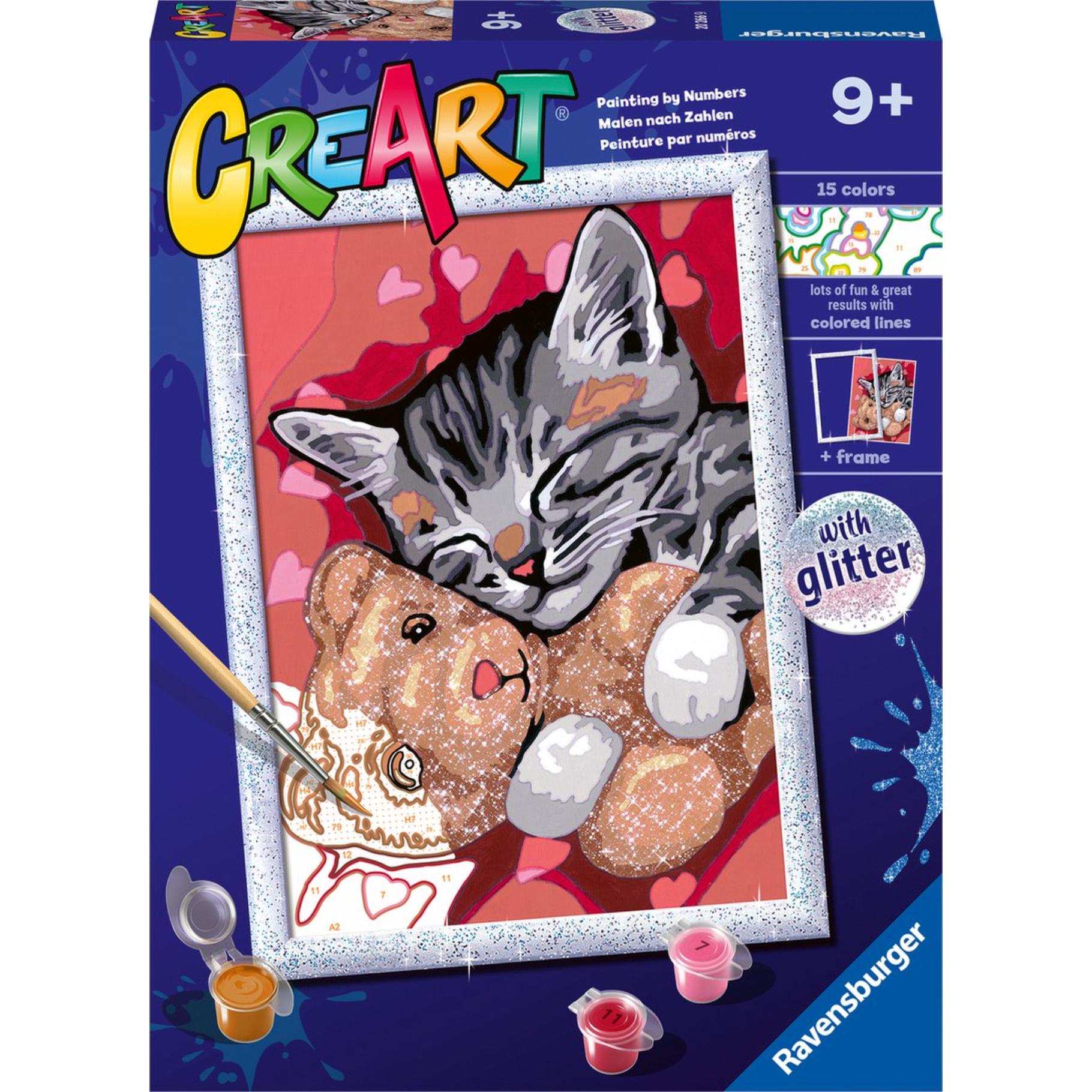Ravensburger Ravensburger Creart vredige poes schilderen op nummer