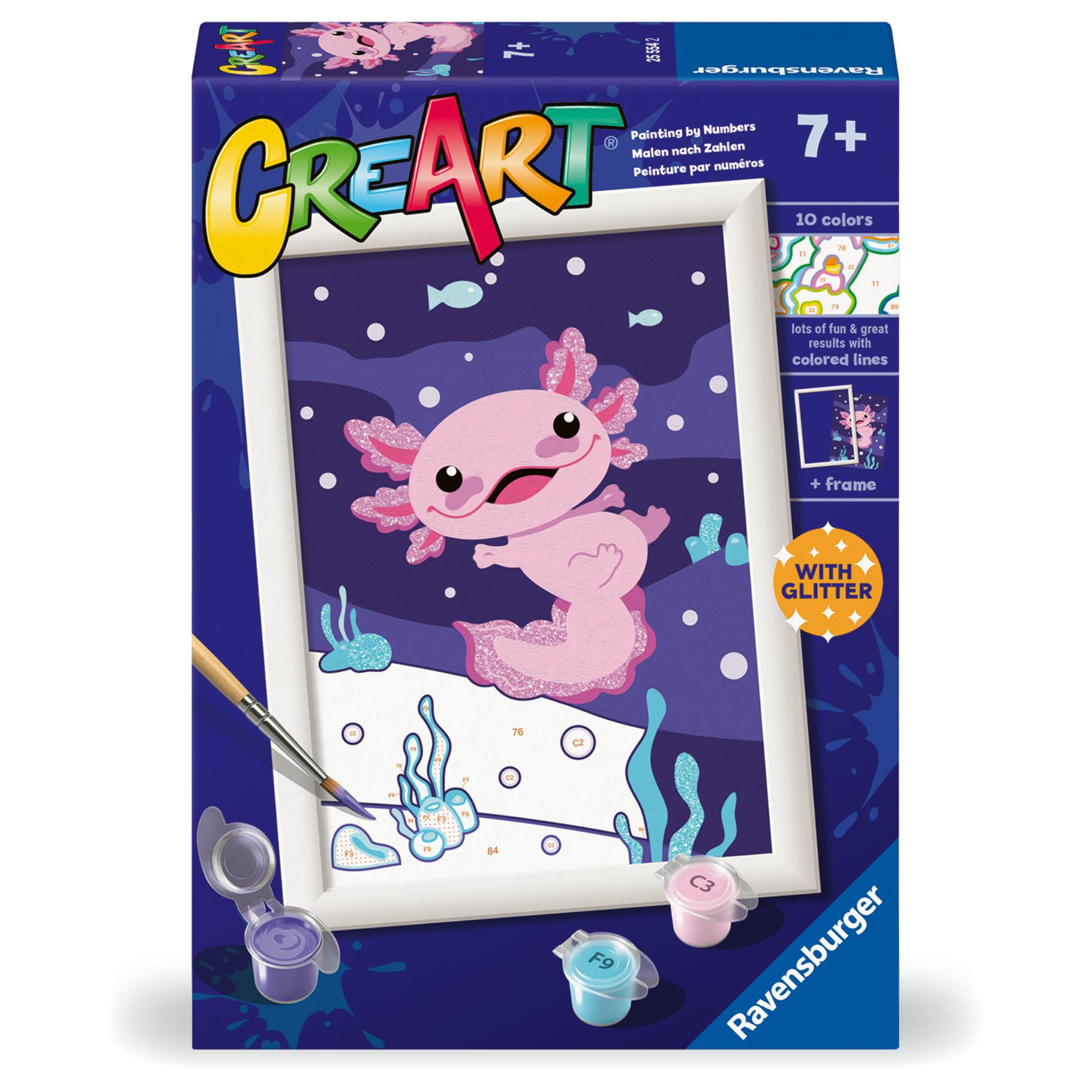 Ravensburger Ravensburger Creart axolotl schilderen op nummer