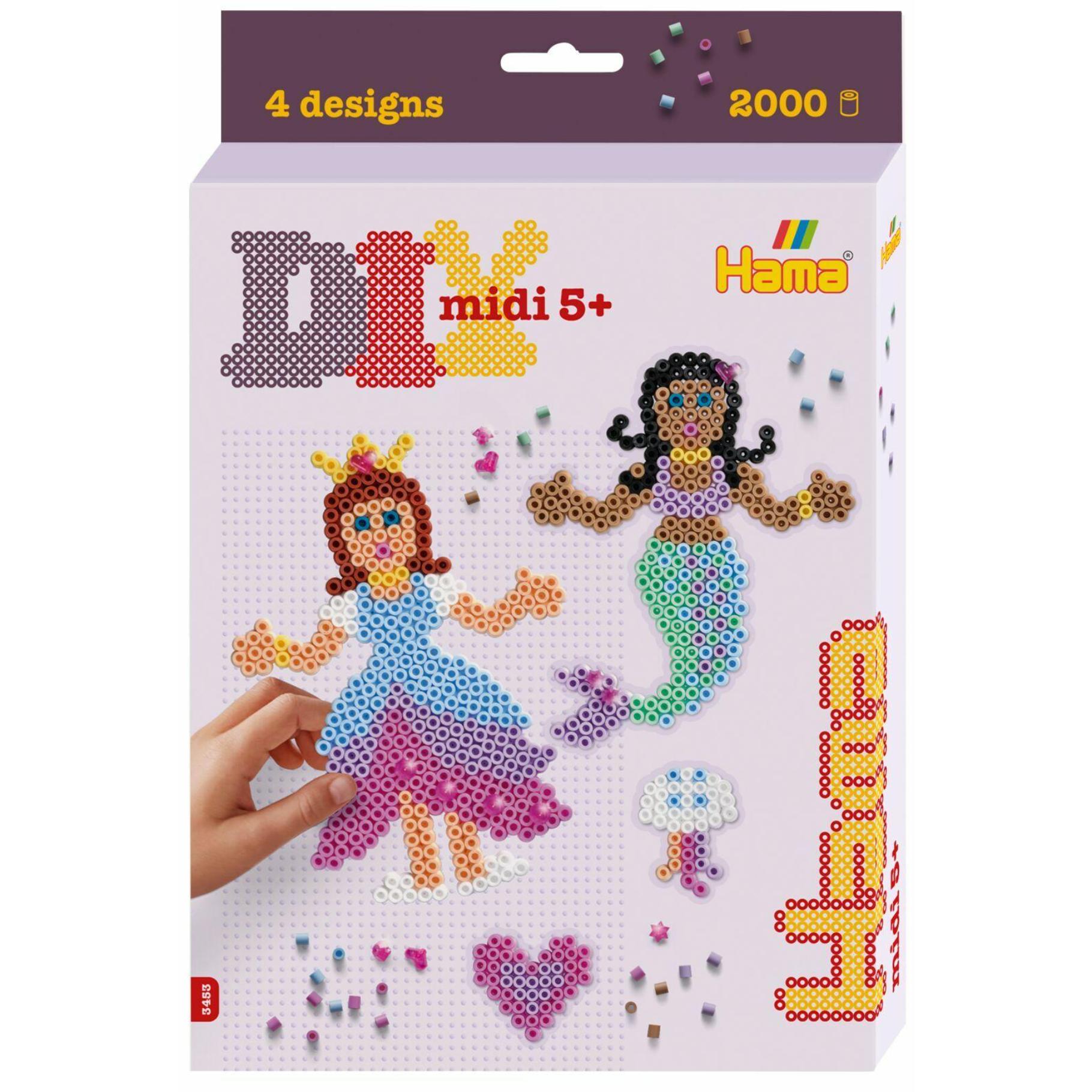 Hama Hama strijkkralen prinsessen en zeemeerminnen 3D set 2000 delig