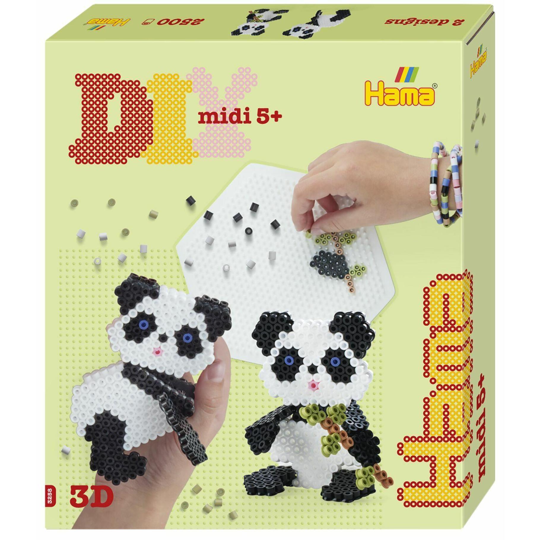 Hama Hama strijkkralen 3D panda set 2500 delig