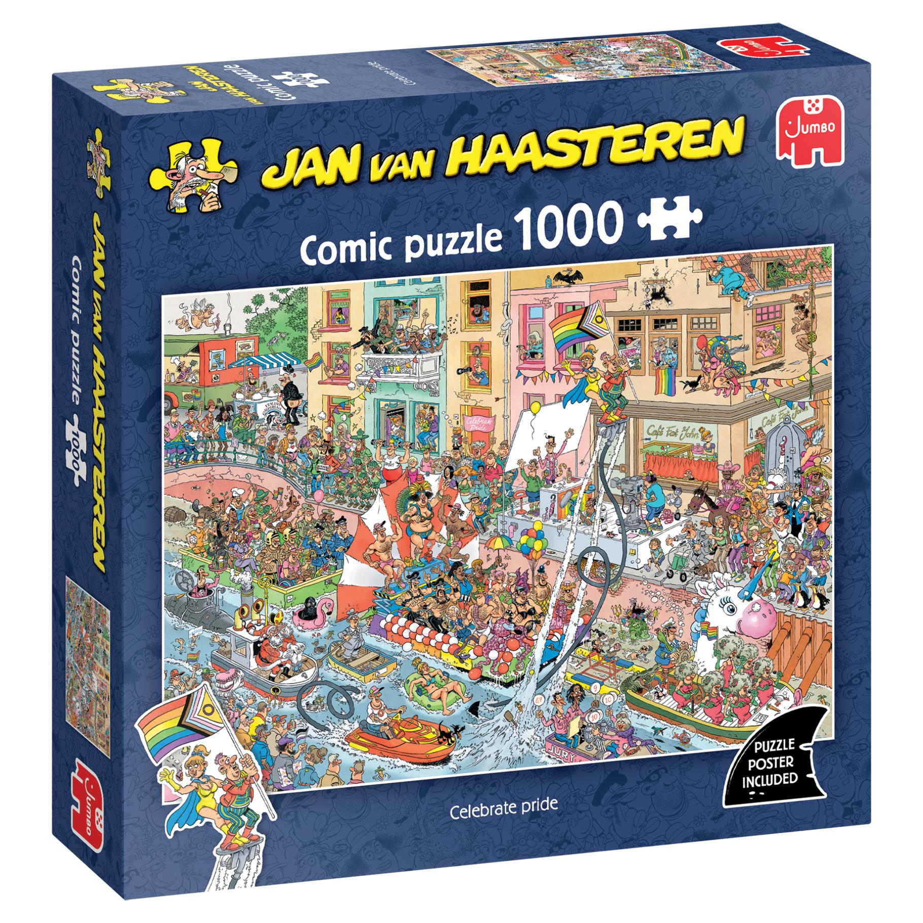 Jan van Haasteren Celebrate Pride 1000 stukjes