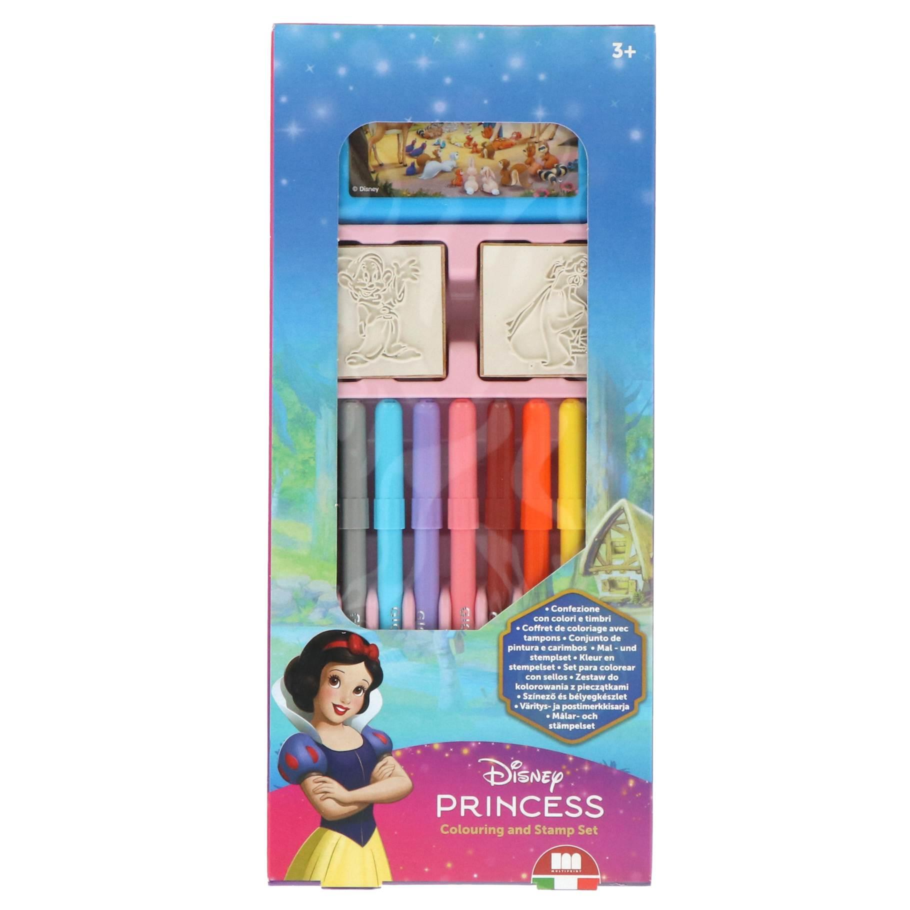 Top1Toys Kleuren stempel set Princess 13-delig