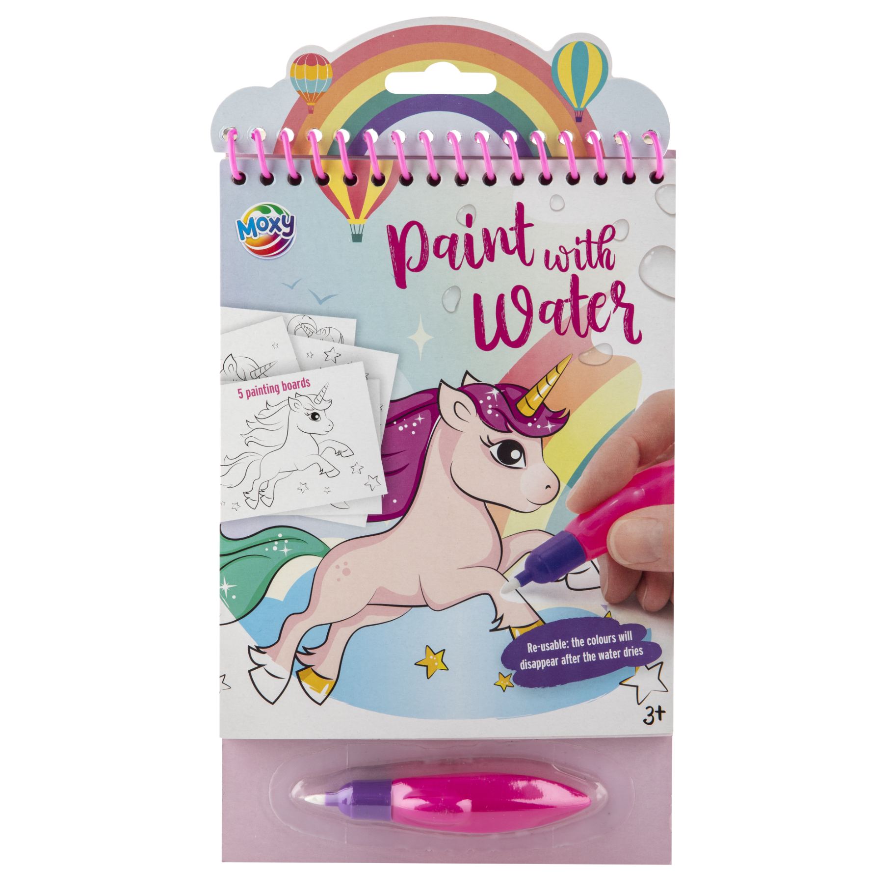 Top1Toys Schilderen met Water 5 Pagina's Inclusief Pen 2 As