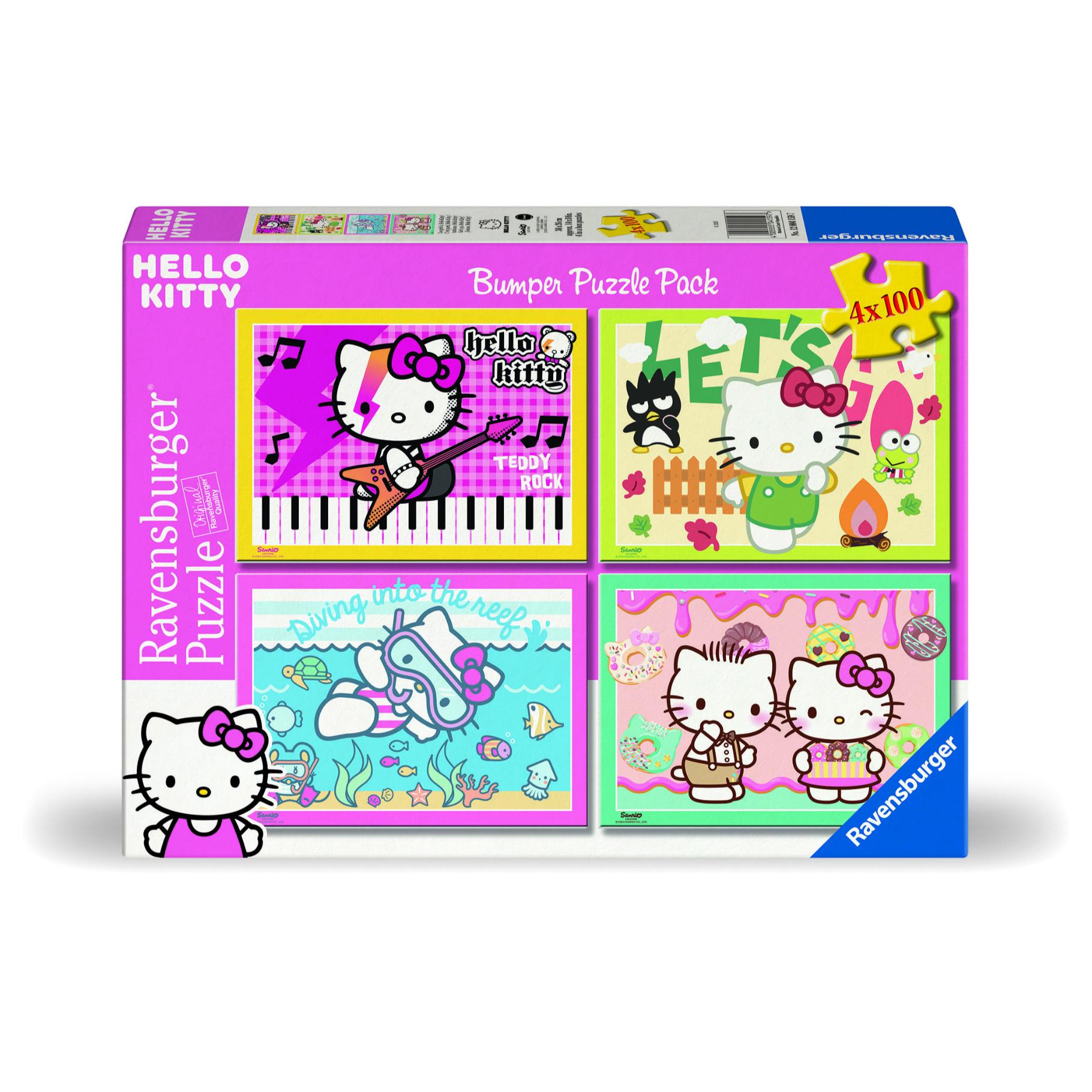 Top1Toys Top1Toys Puzzel Hello Kitty 4 in 1 100 stukjes