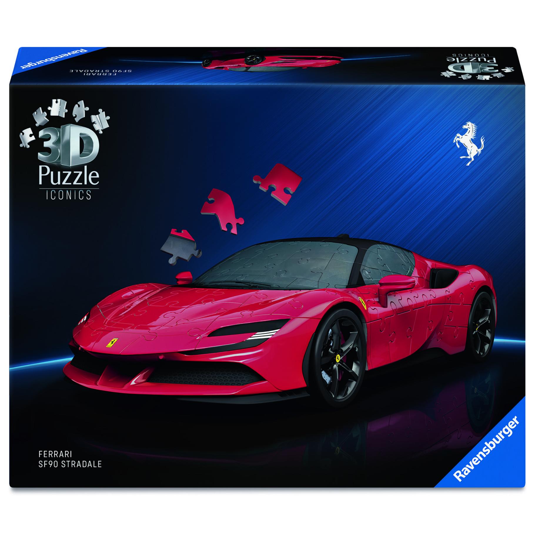 Top1Toys Top1Toys Ravensburger Iconics 3D puzzel Ferrari SF90 Stradale