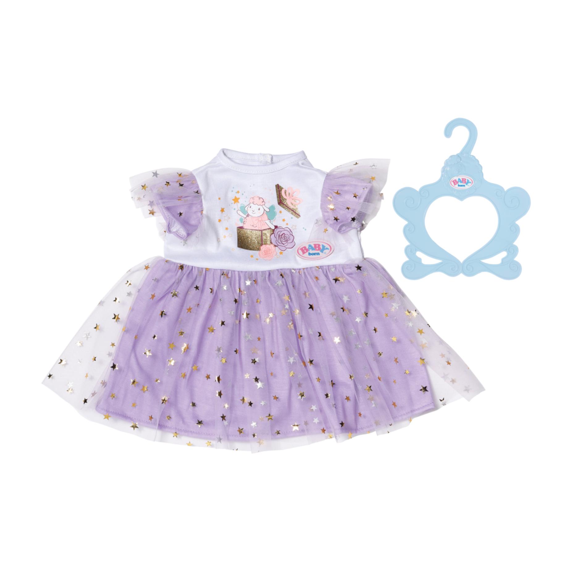 Top1Toys Baby Born Lilac Tutu Dress 43 Cm
