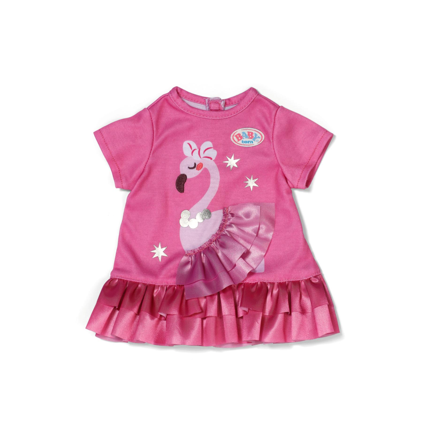 Top1Toys Baby Born Dress Flamingo 43 Cm