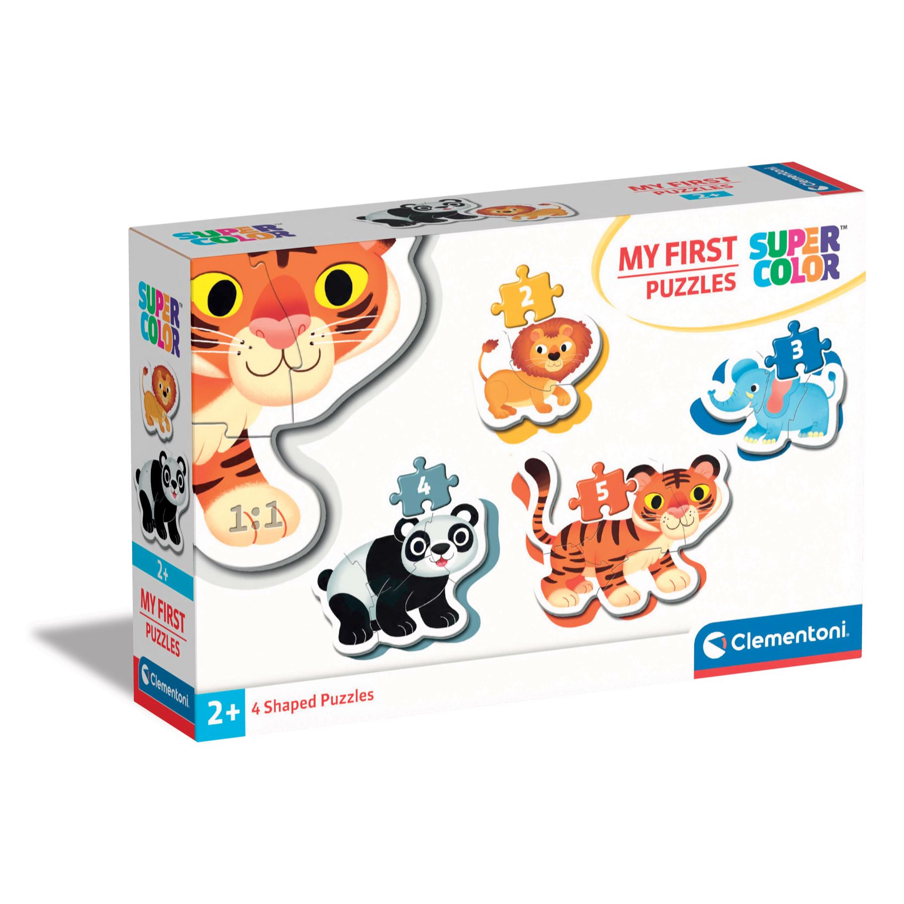 Top1Toys Clementoni Puzzel my first 2, 3, 4, 5 stukjes Wilde dieren