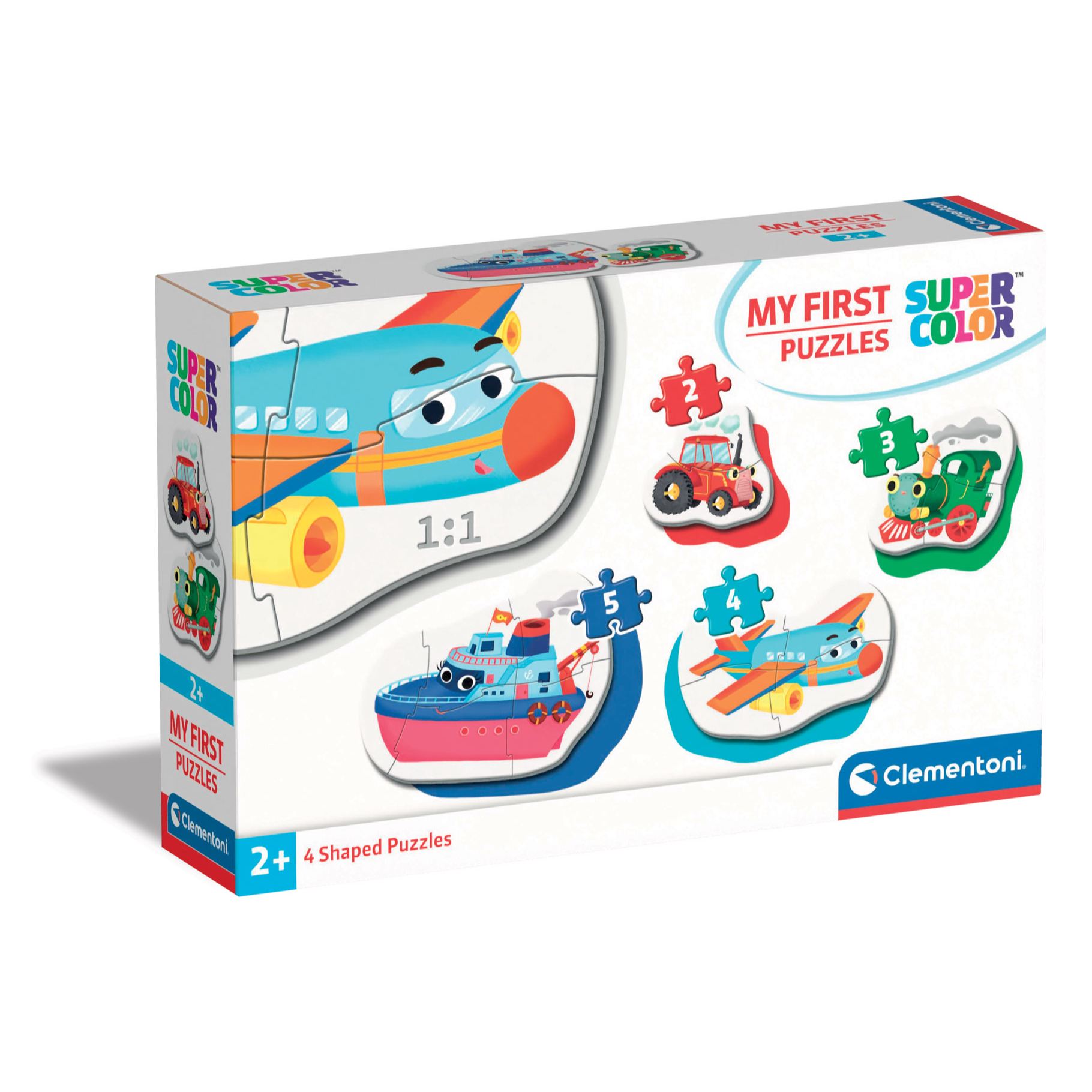 Top1Toys Clementoni Puzzel my first 2, 3, 4, 5 stukjes Transport