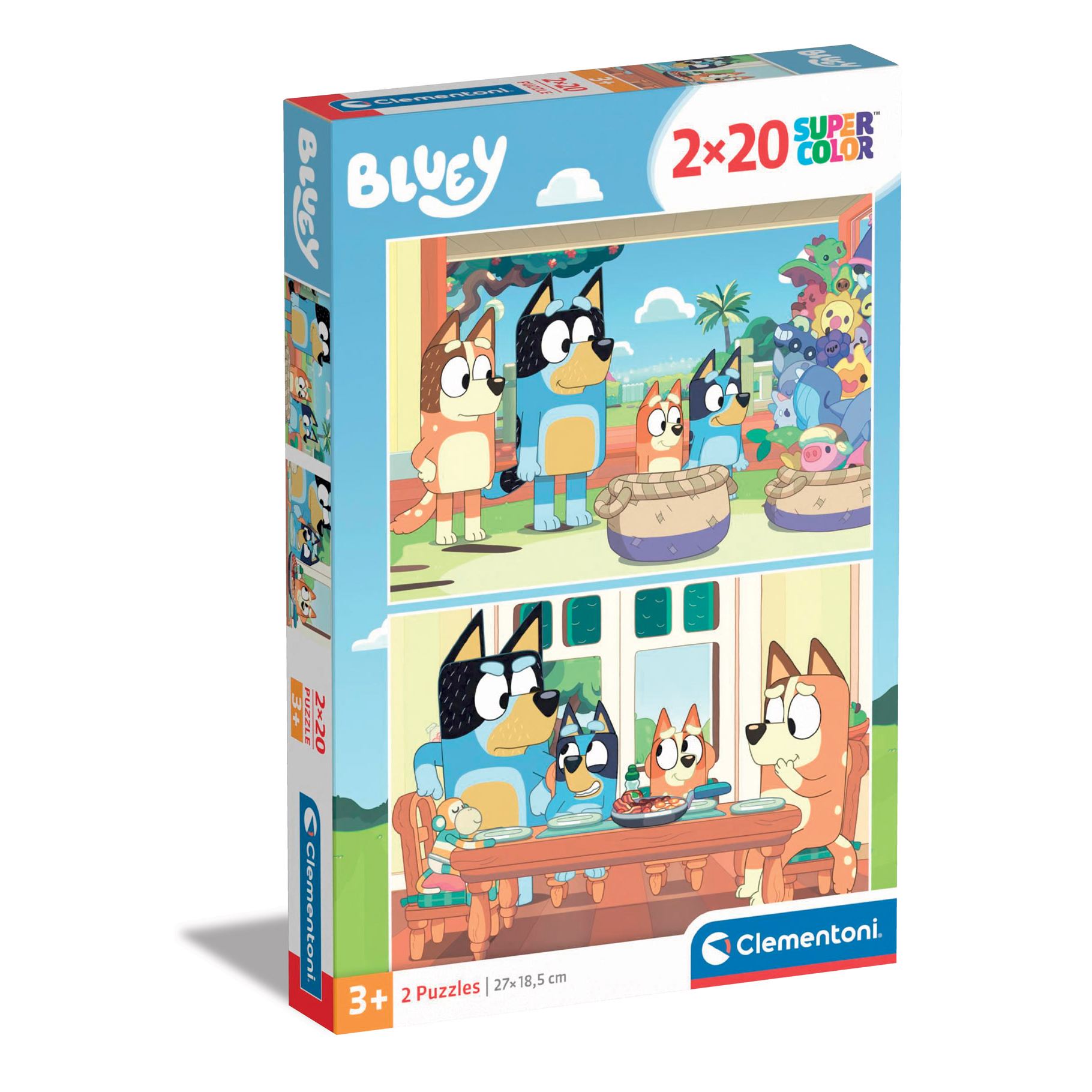 Top1Toys Clementoni Puzzel 2x20 Stukjes Bluey
