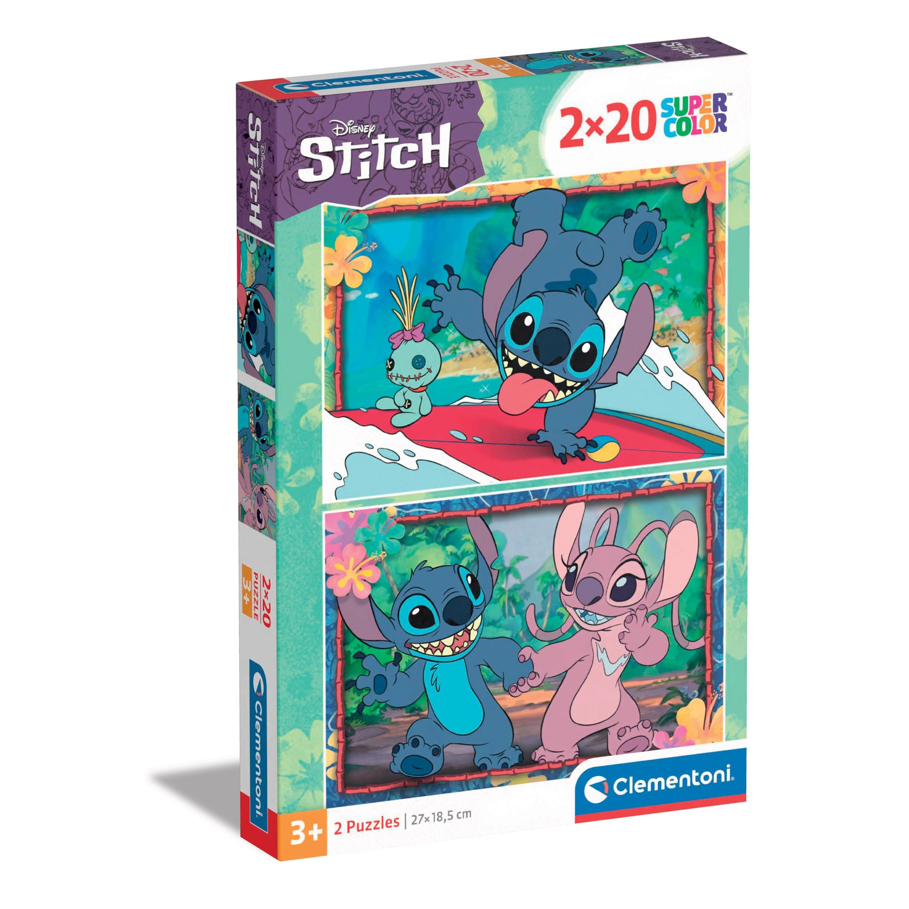 Top1Toys Clementoni Puzzel 2x20 Stukjes Stitch Disney