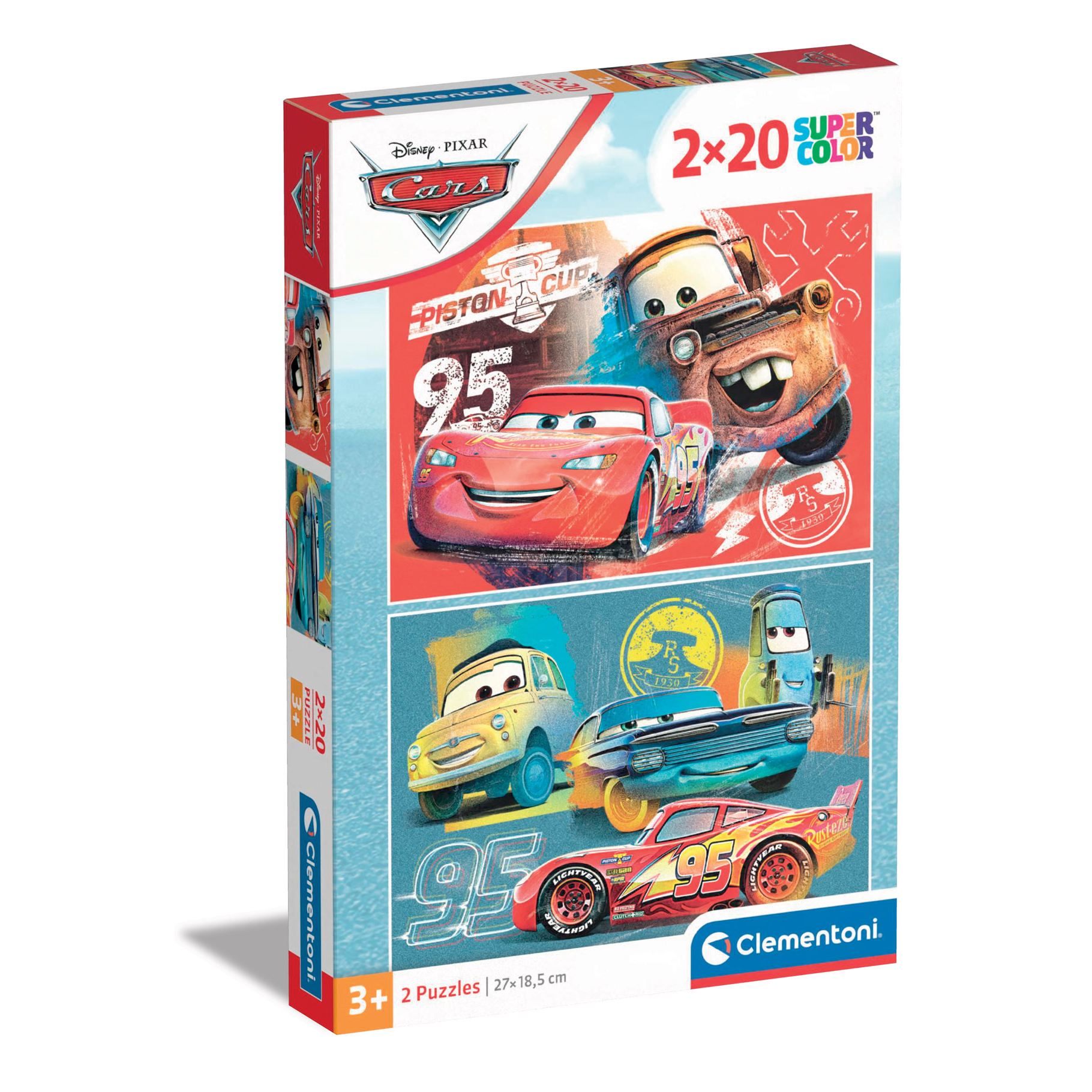 Top1Toys Clementoni Puzzel 2x20 Stukjes Cars Disney