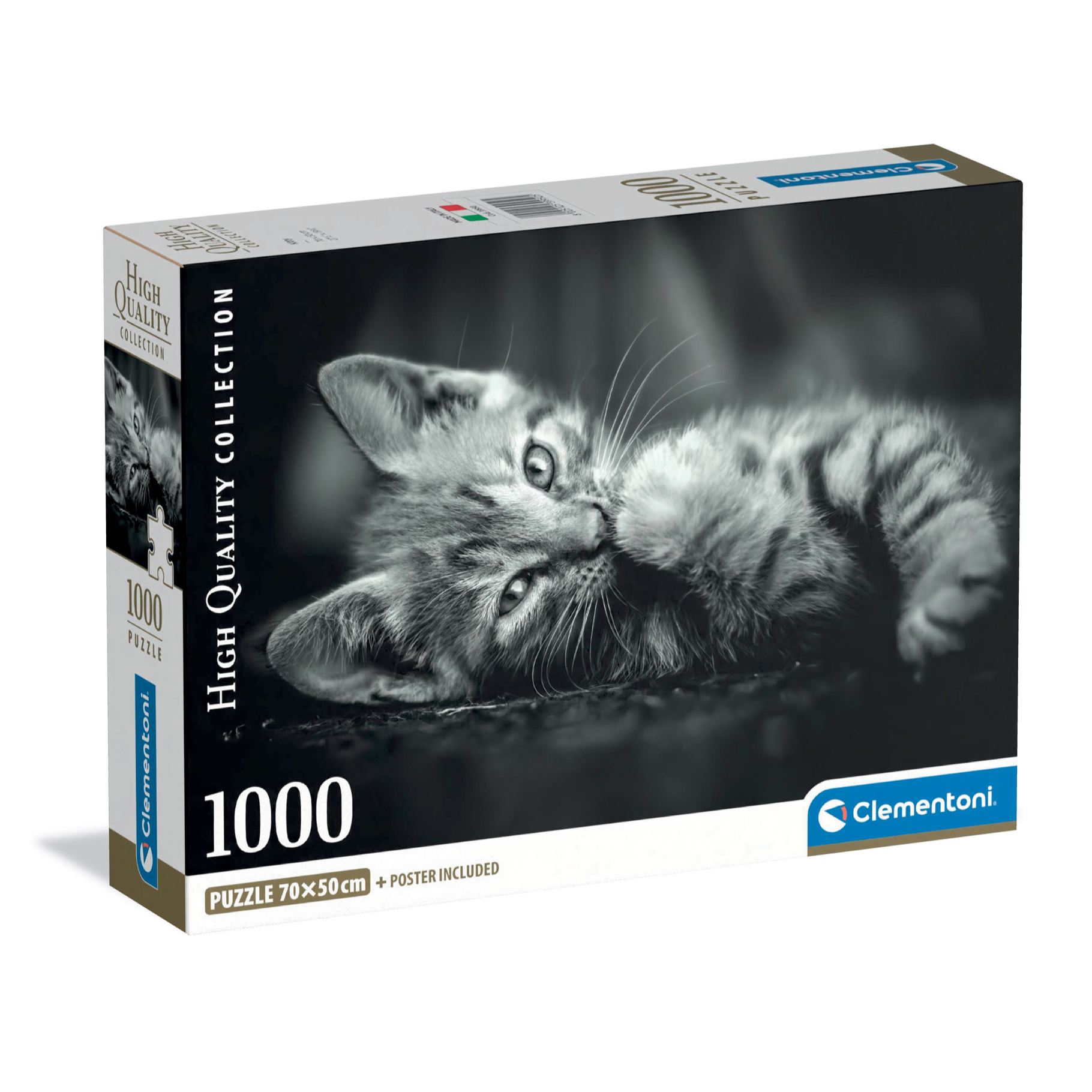 Top1Toys Clementoni Puzzel 1000 stuks kitten compact