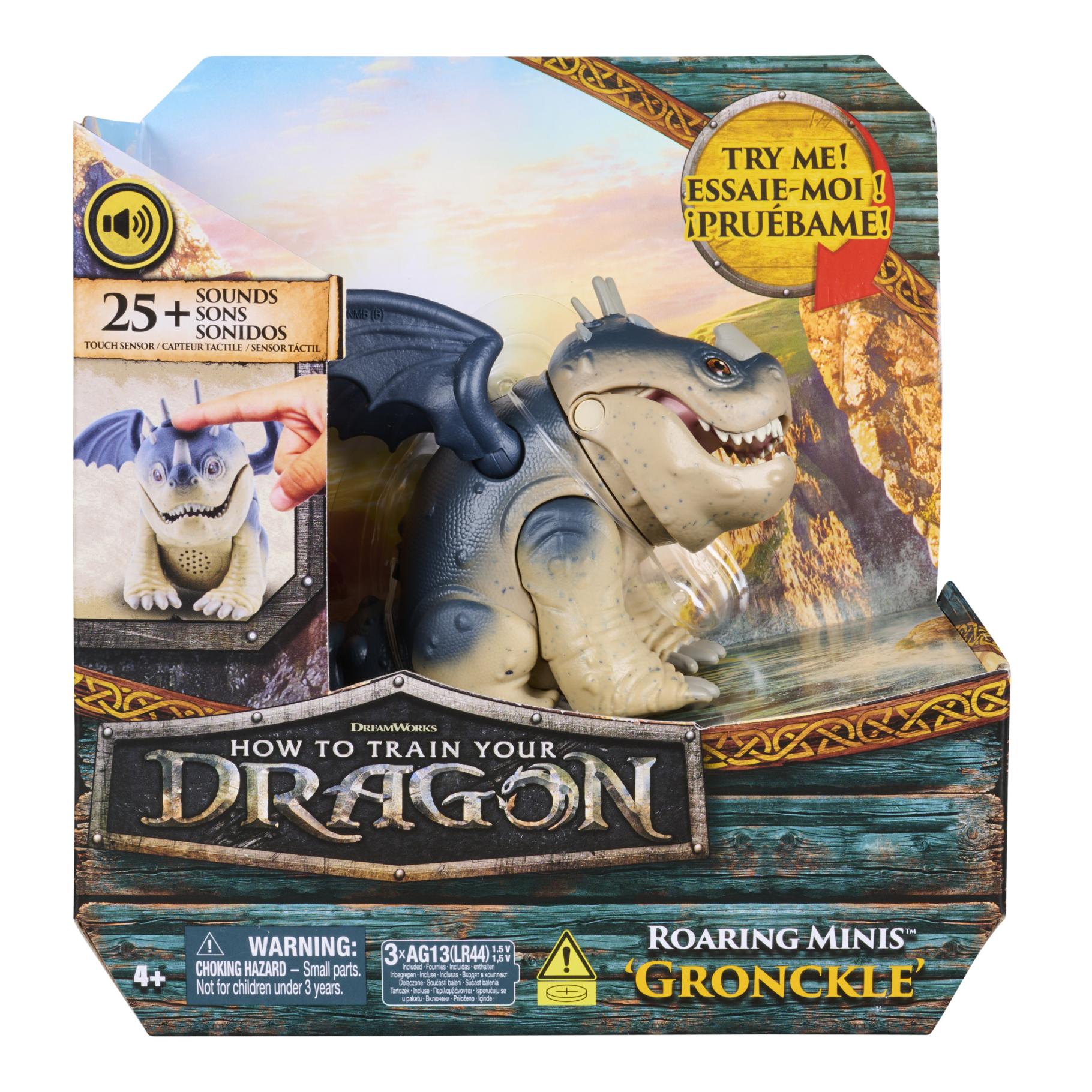 Top1Toys How To Train Your Dragon Mini Interactive Dragon Gronkle