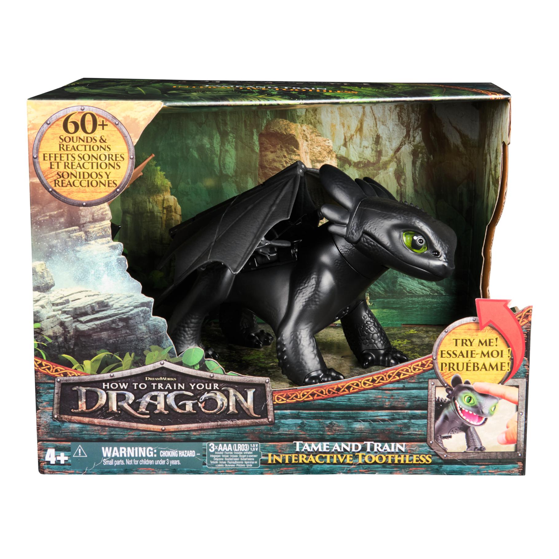 Top1Toys How To Train Your Dragon Interactive Toothless (Incl Lights & Sounds)