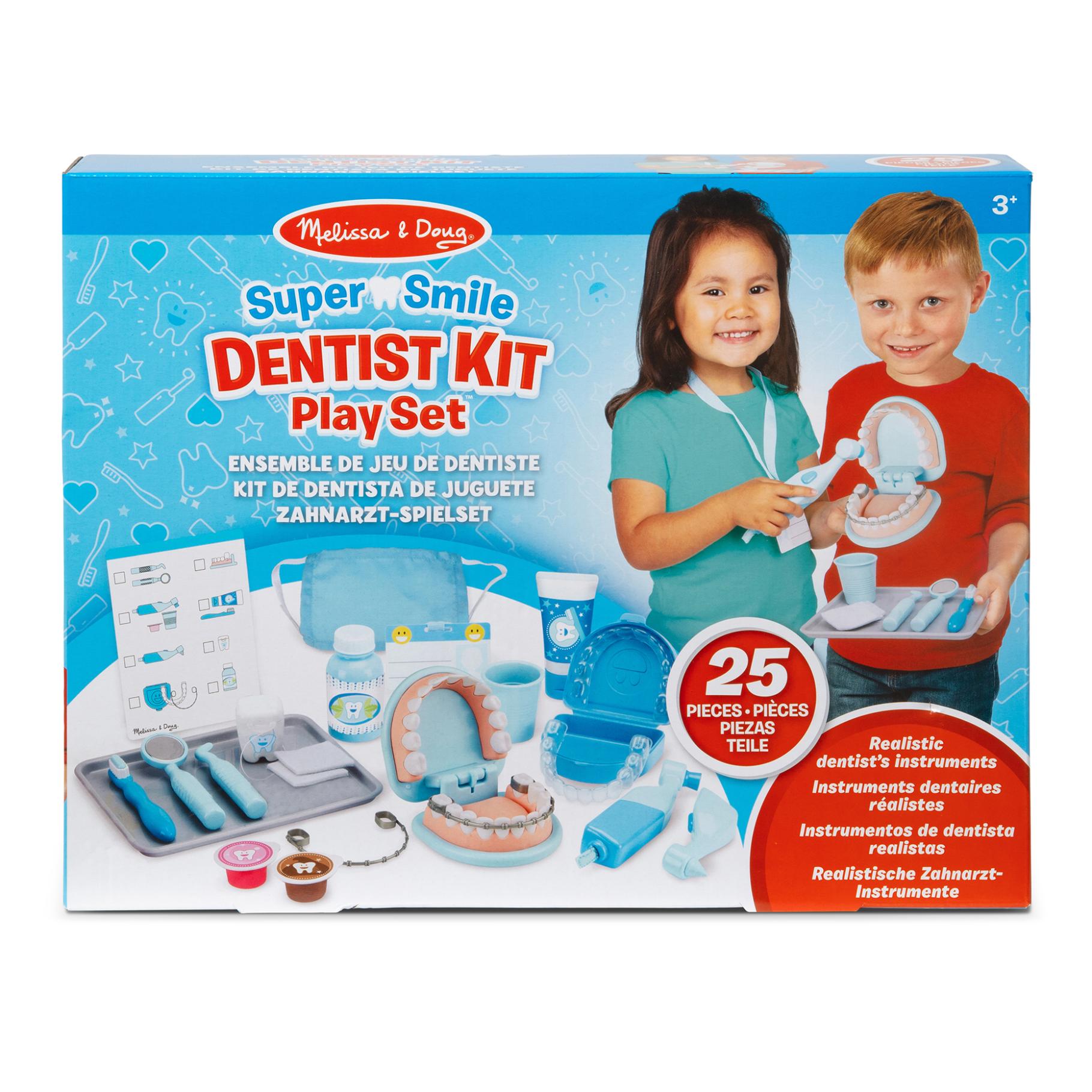 Top1Toys Top1Toys Melissa & Doug Super Smile Dentist Kit Play Set