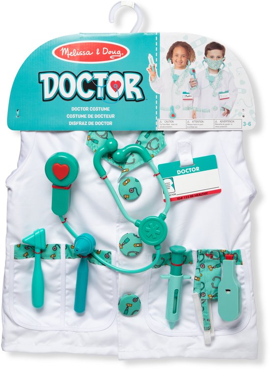 Top1Toys Melissa & Doug Doctor Role Play Costume Set
